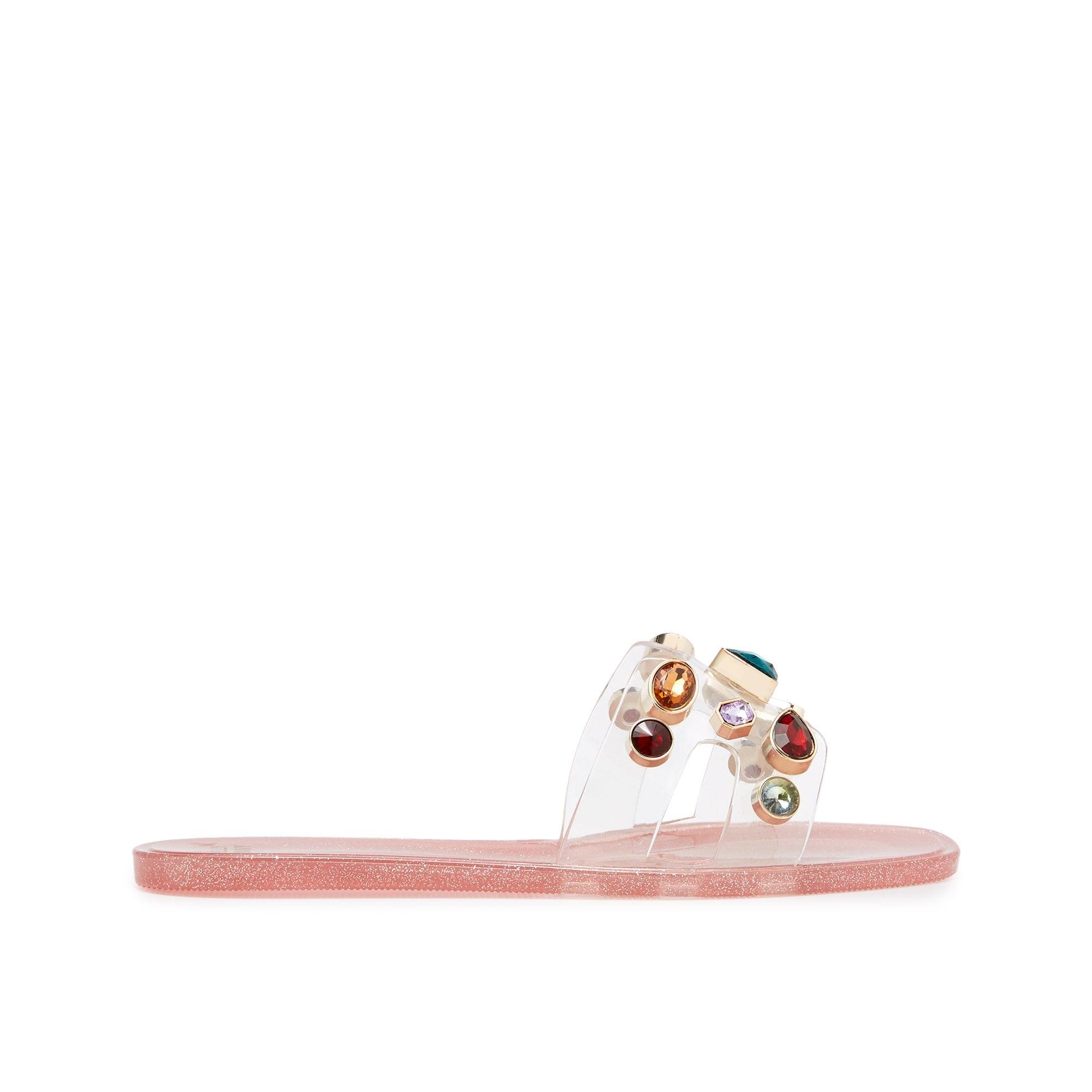 Donna Flat Sandals Check Pink - Jelly Bunny Thailand Official Online Store
