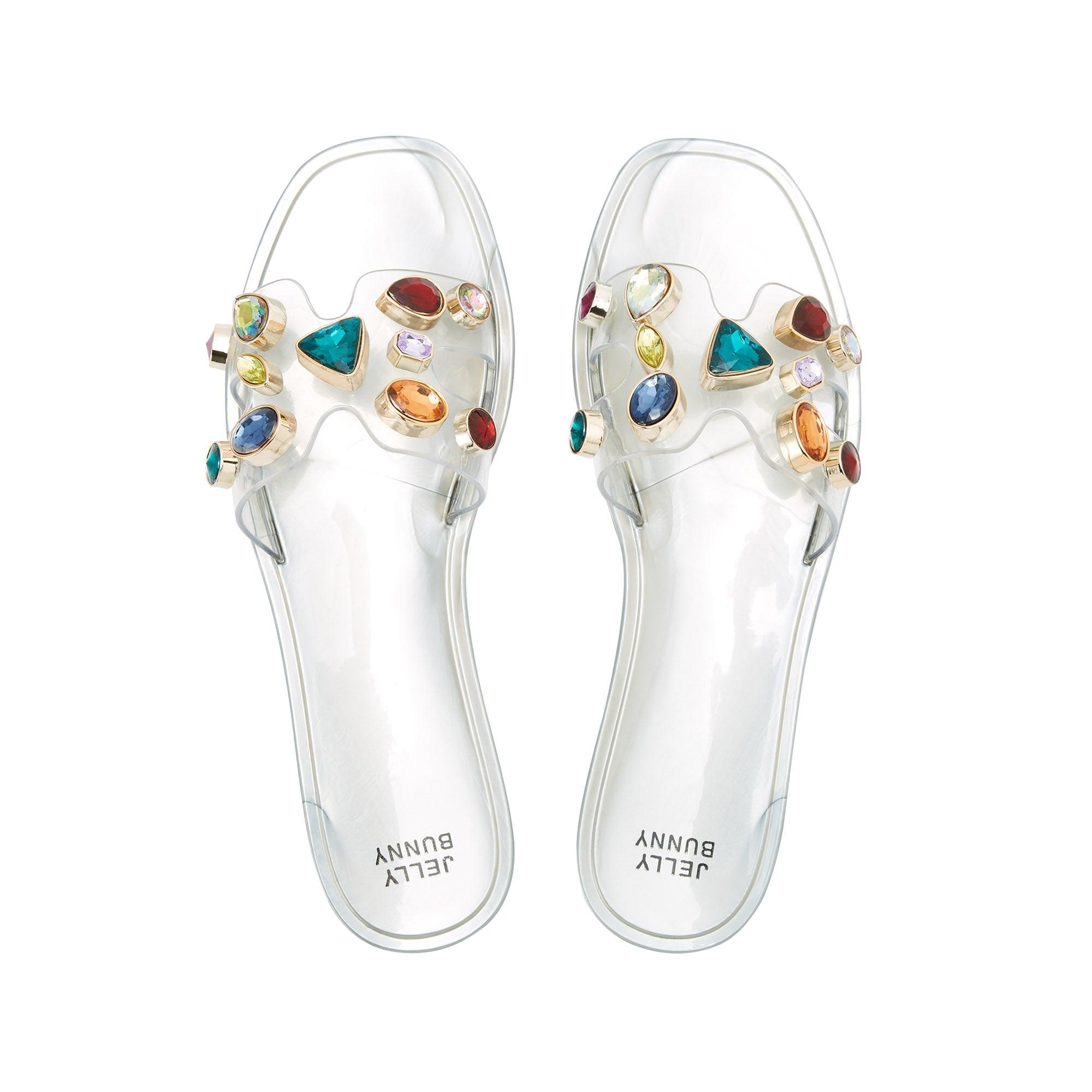 Donna Flat Sandals Silver - Jelly Bunny Thailand Official Online Store