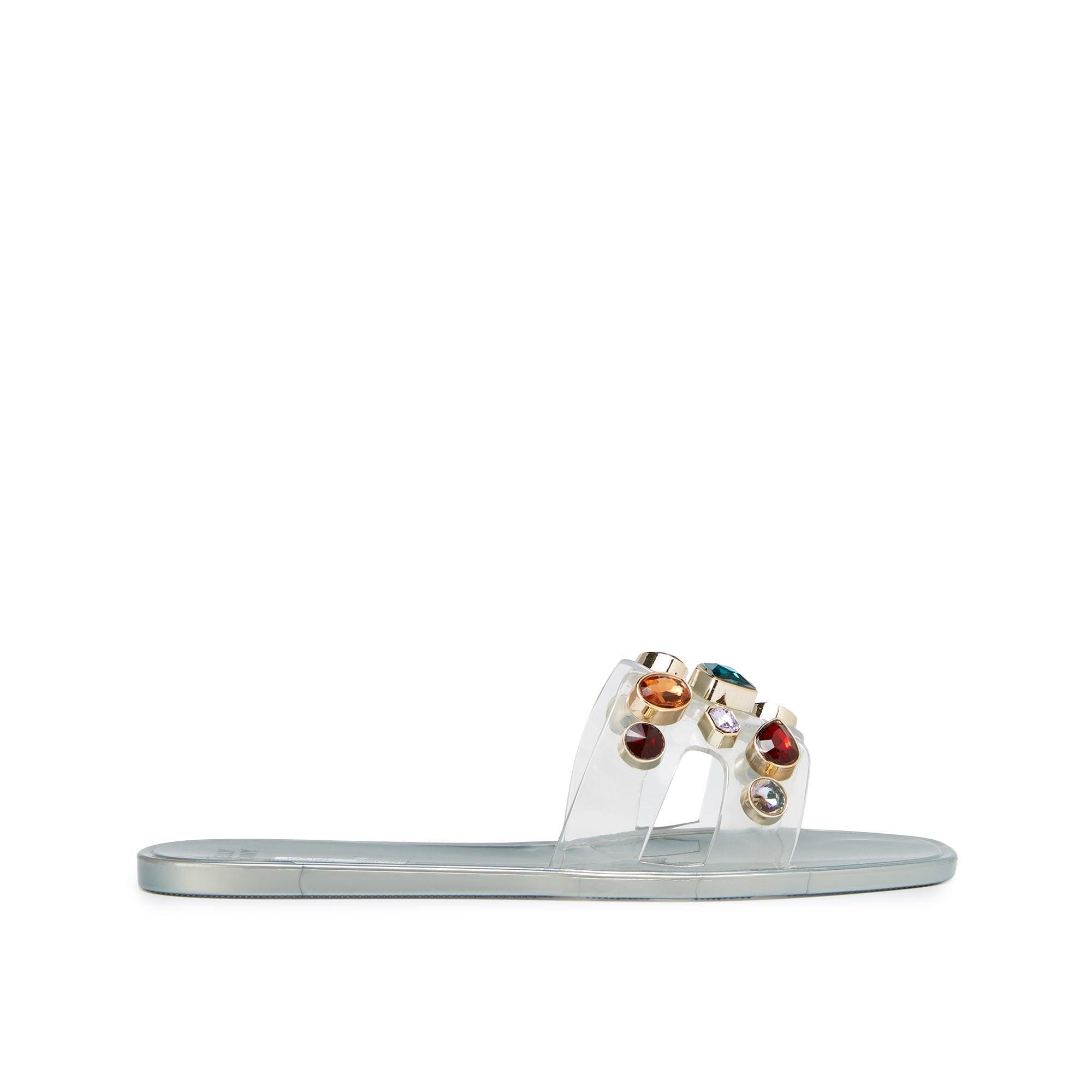 Donna Flat Sandals Silver - Jelly Bunny Thailand Official Online Store