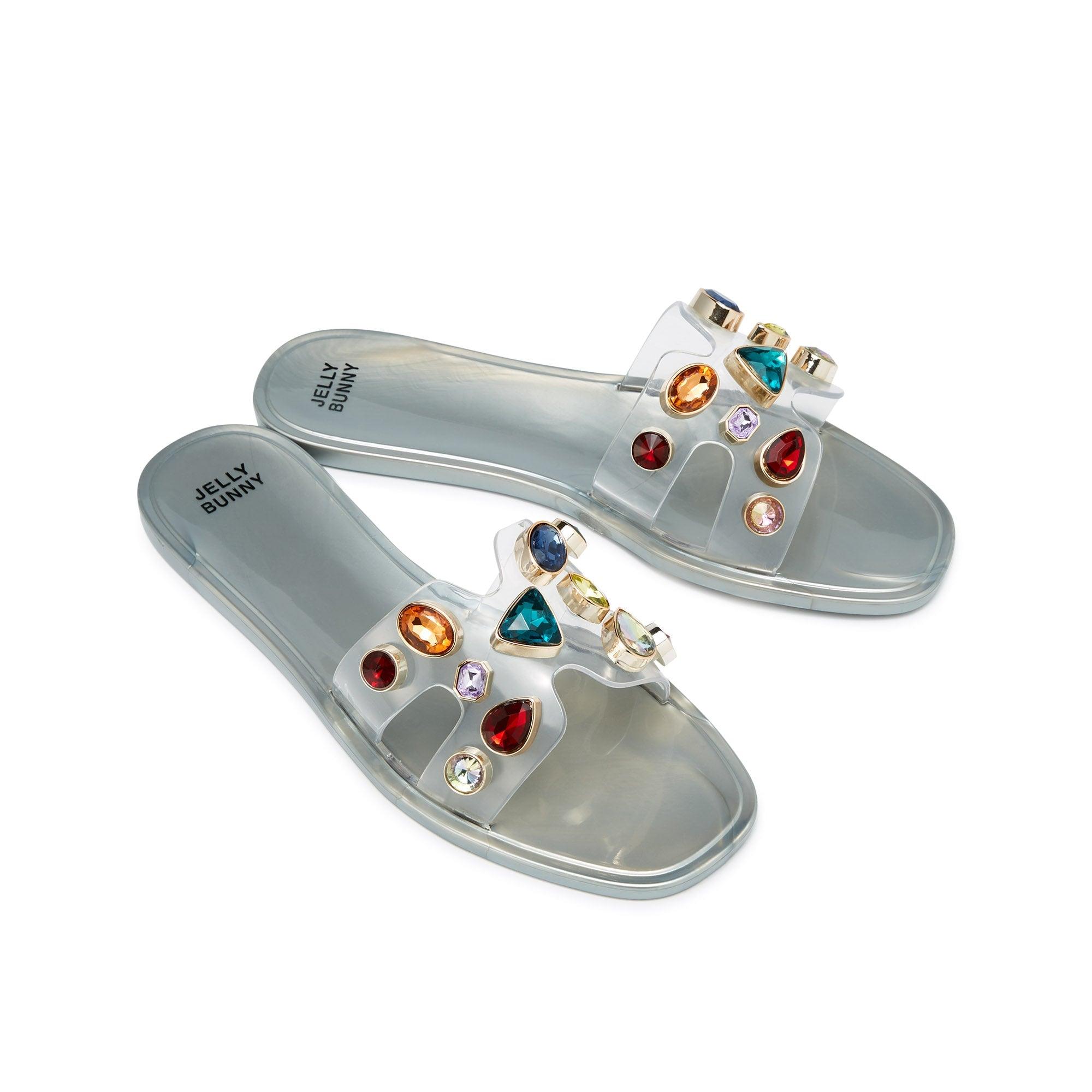 Donna Flat Sandals Silver - Jelly Bunny Thailand Official Online Store