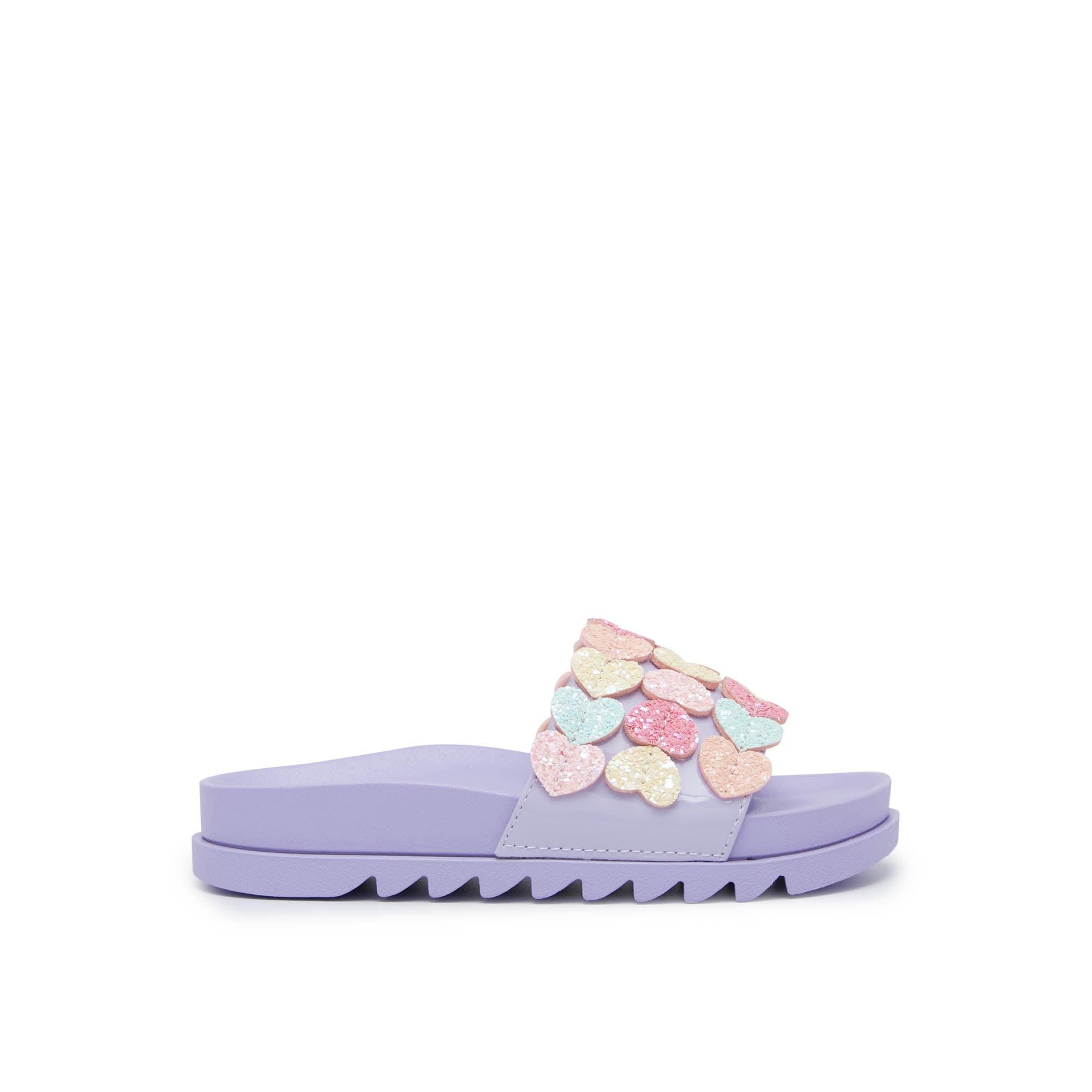 Vesta Flat Sandals For Girls Purple