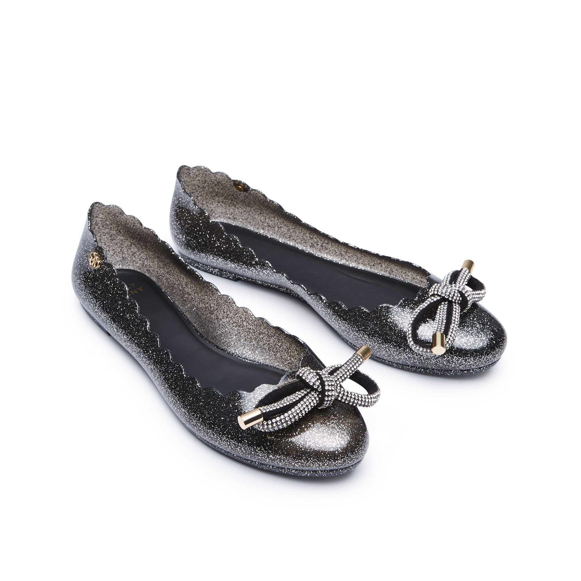 รองเท้าคัทชูทรงบัลเล่ต์ Sonia Glow Black