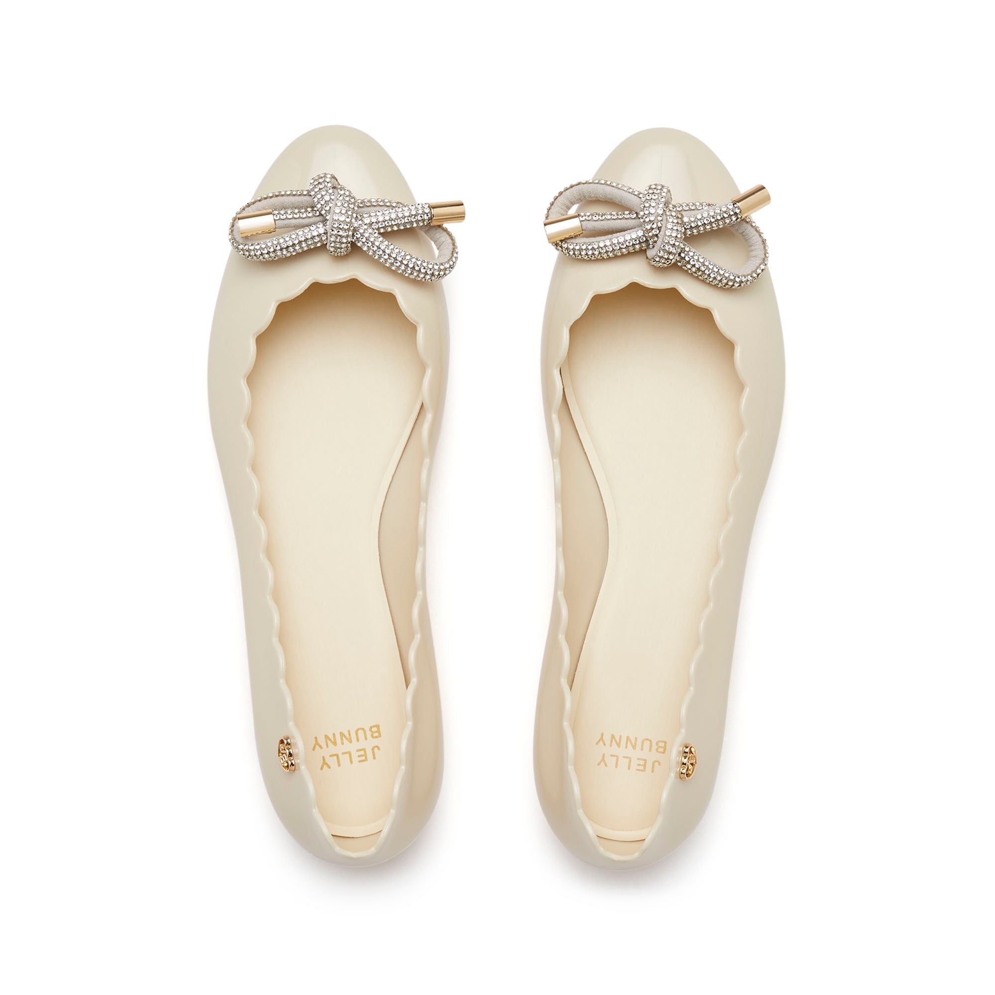 รองเท้าคัทชูทรงบัลเล่ต์ Sonia Glow Ivory