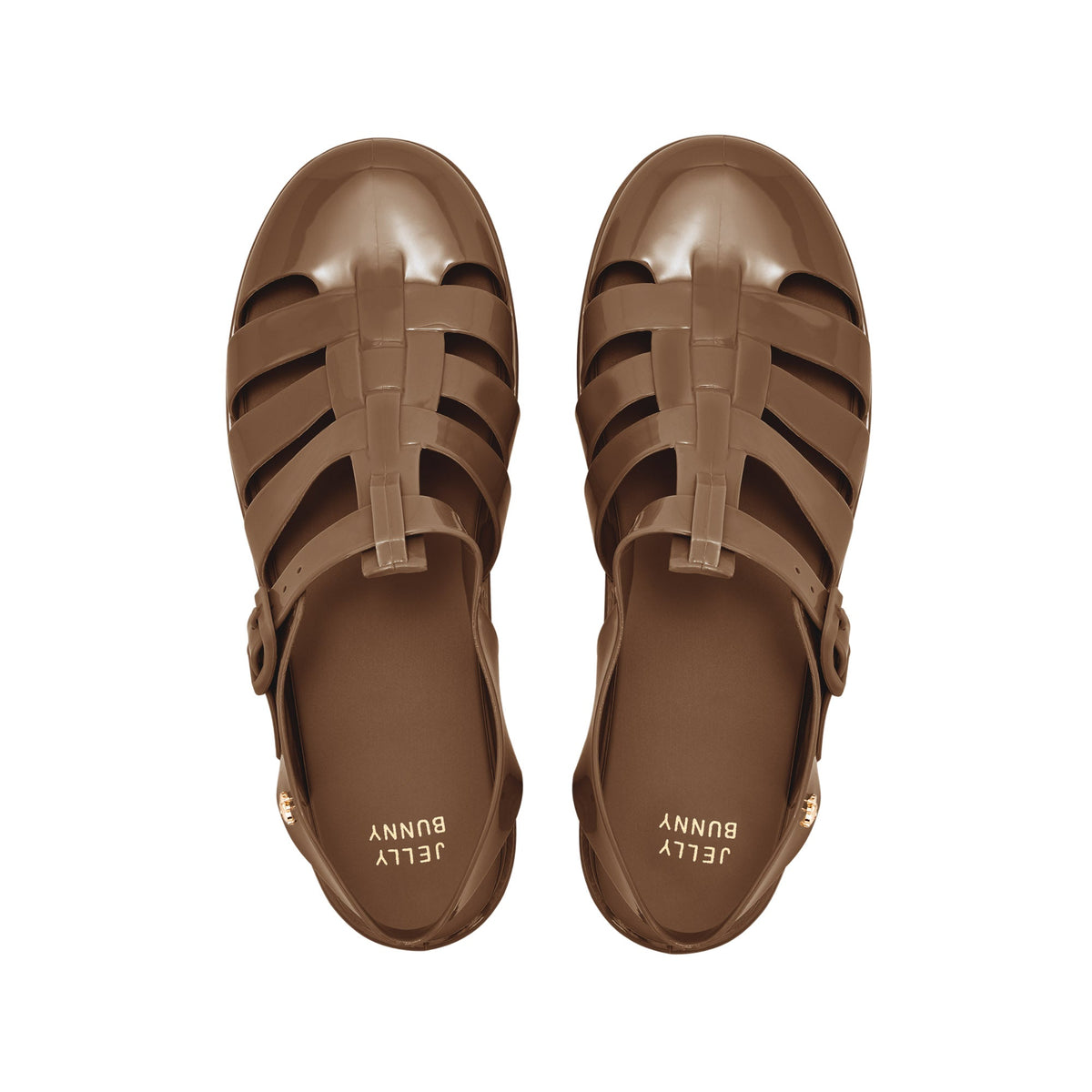 รองเท้ารัดส้น Nasia Plain Brown