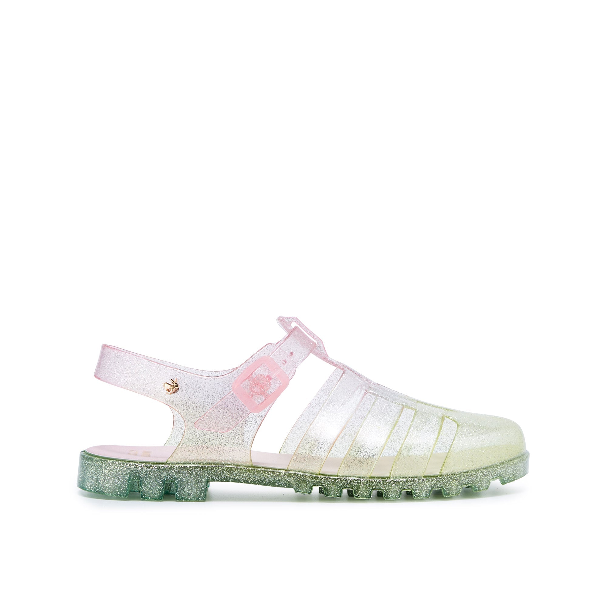 Nasia Plain Flourescent Glitter Green - Jelly Bunny Thailand Official Online Store