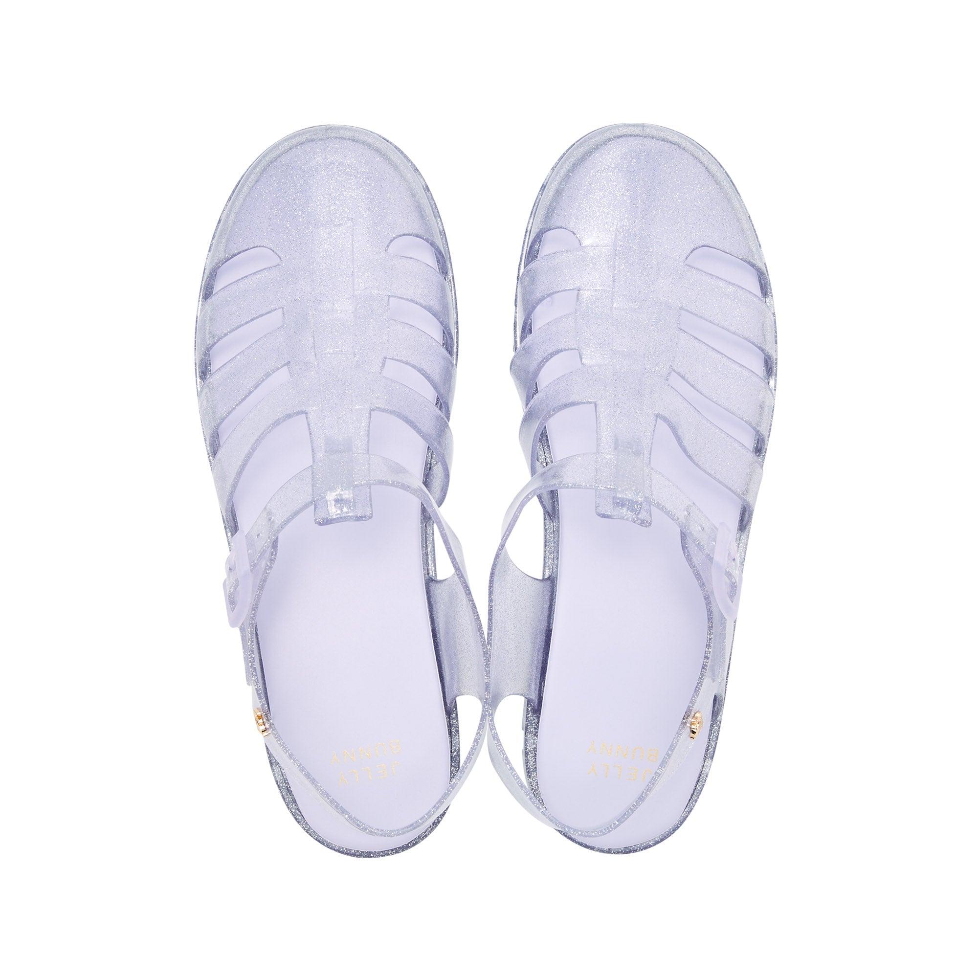 Nasia Plain Flat Sandals Purple - Jelly Bunny Thailand Official Online Store