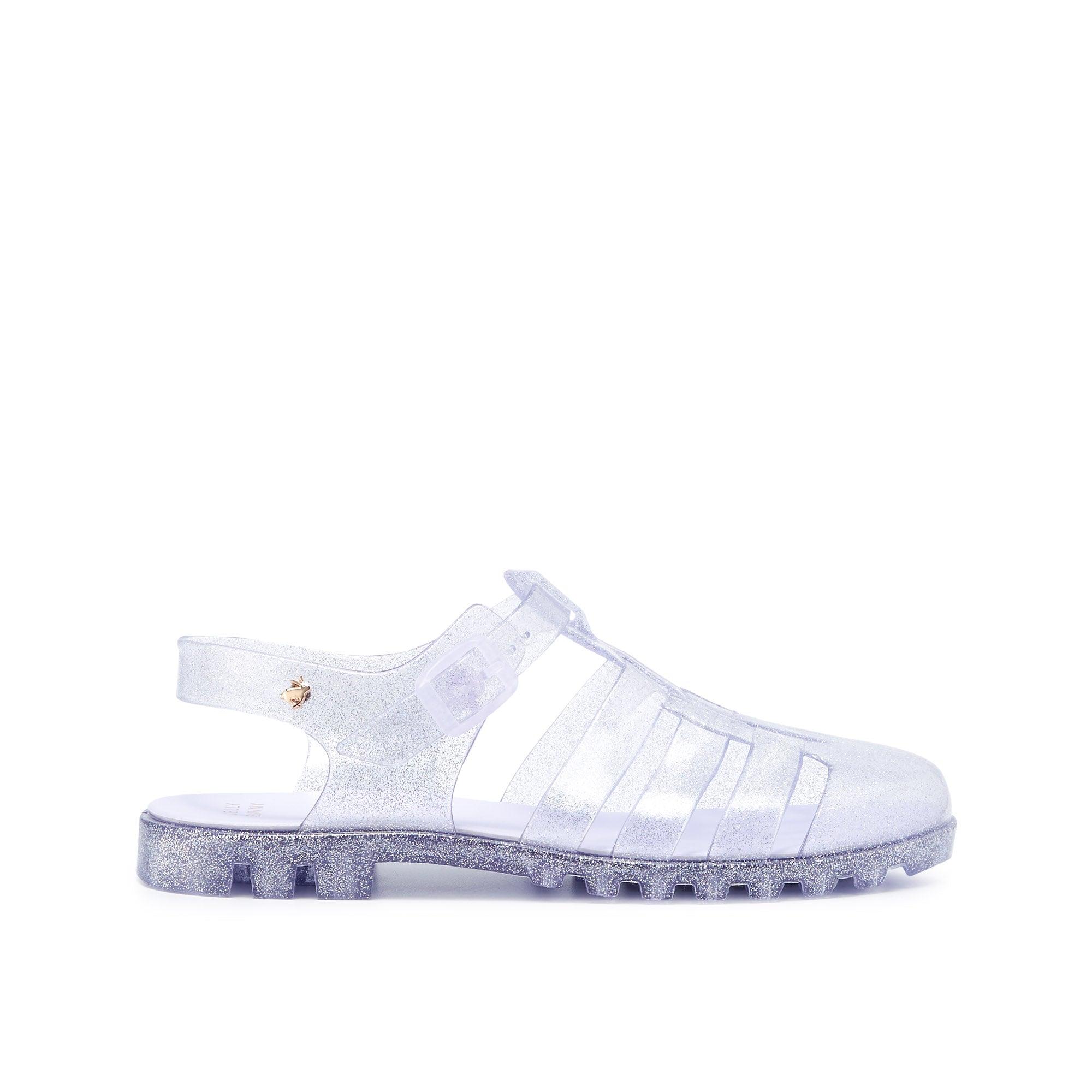 Nasia Plain Flat Sandals Purple - Jelly Bunny Thailand Official Online Store