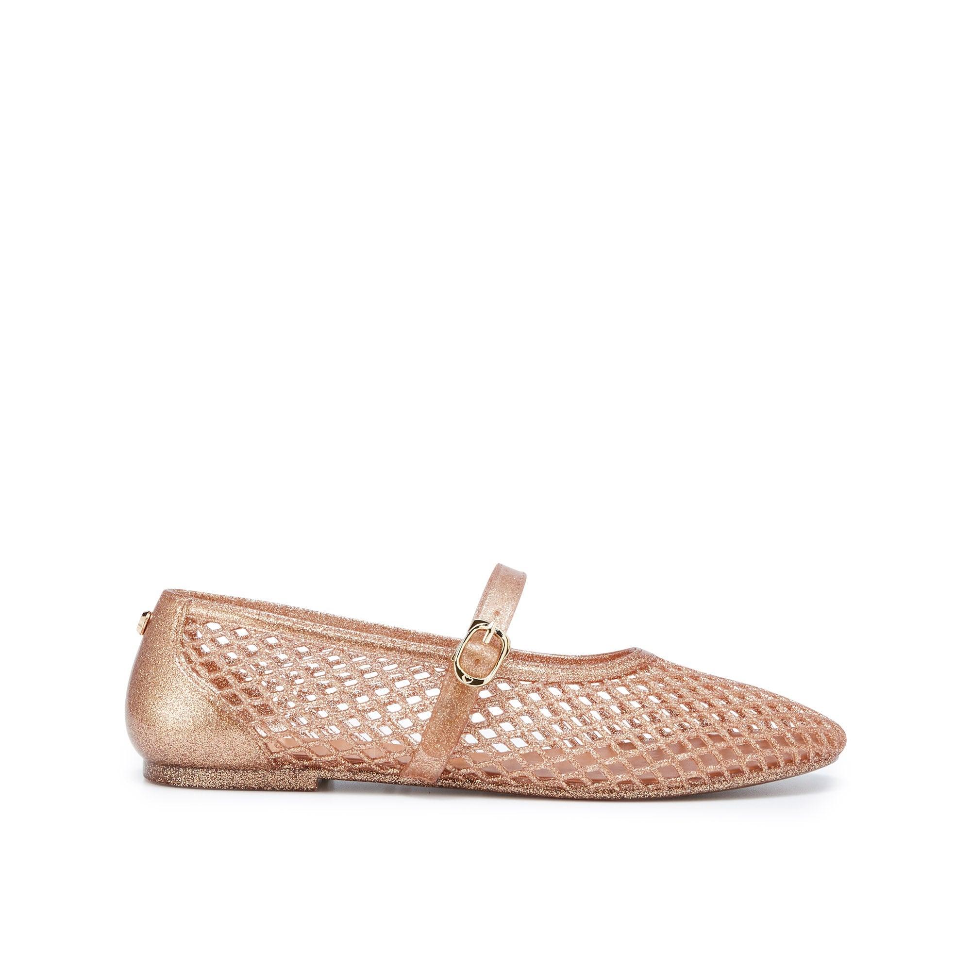Pascal Flat Mary Janes Rose Gold - Jelly Bunny Thailand Official Online Store
