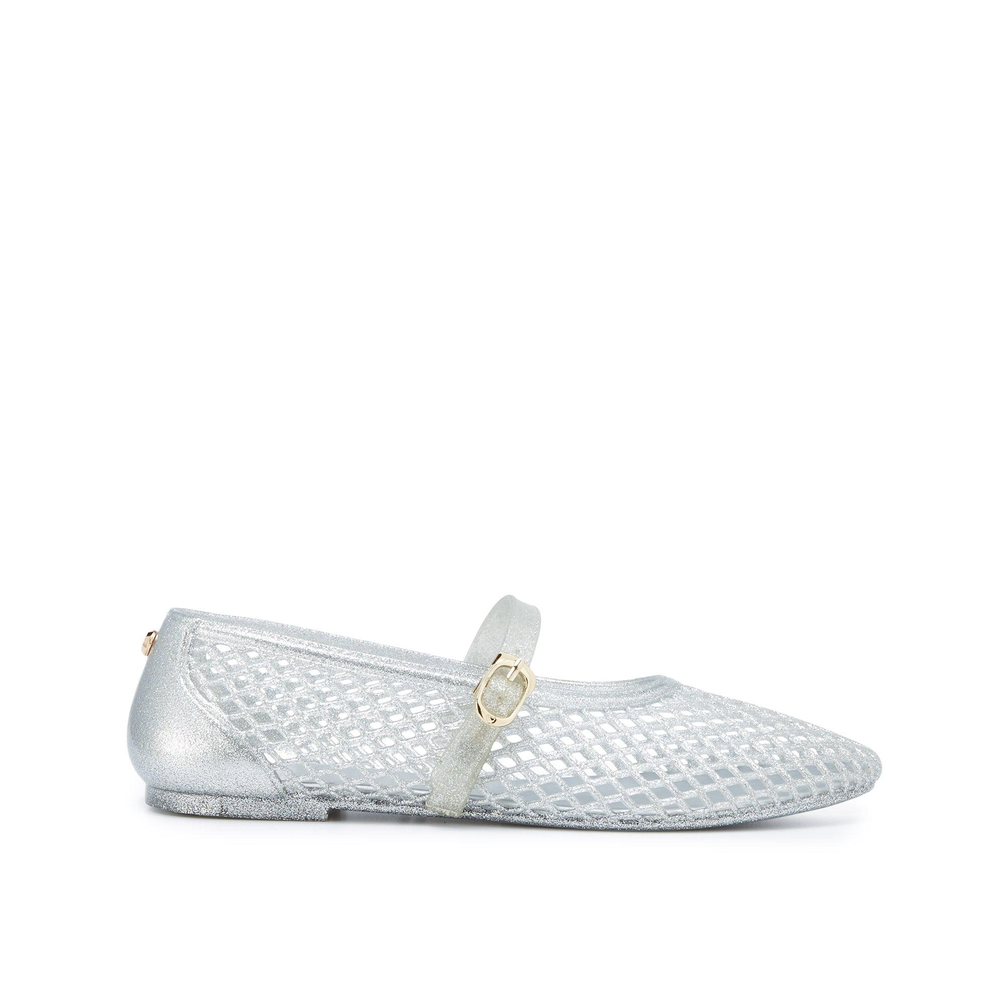 Pascal Flat Mary Janes Silver - Jelly Bunny Thailand Official Online Store