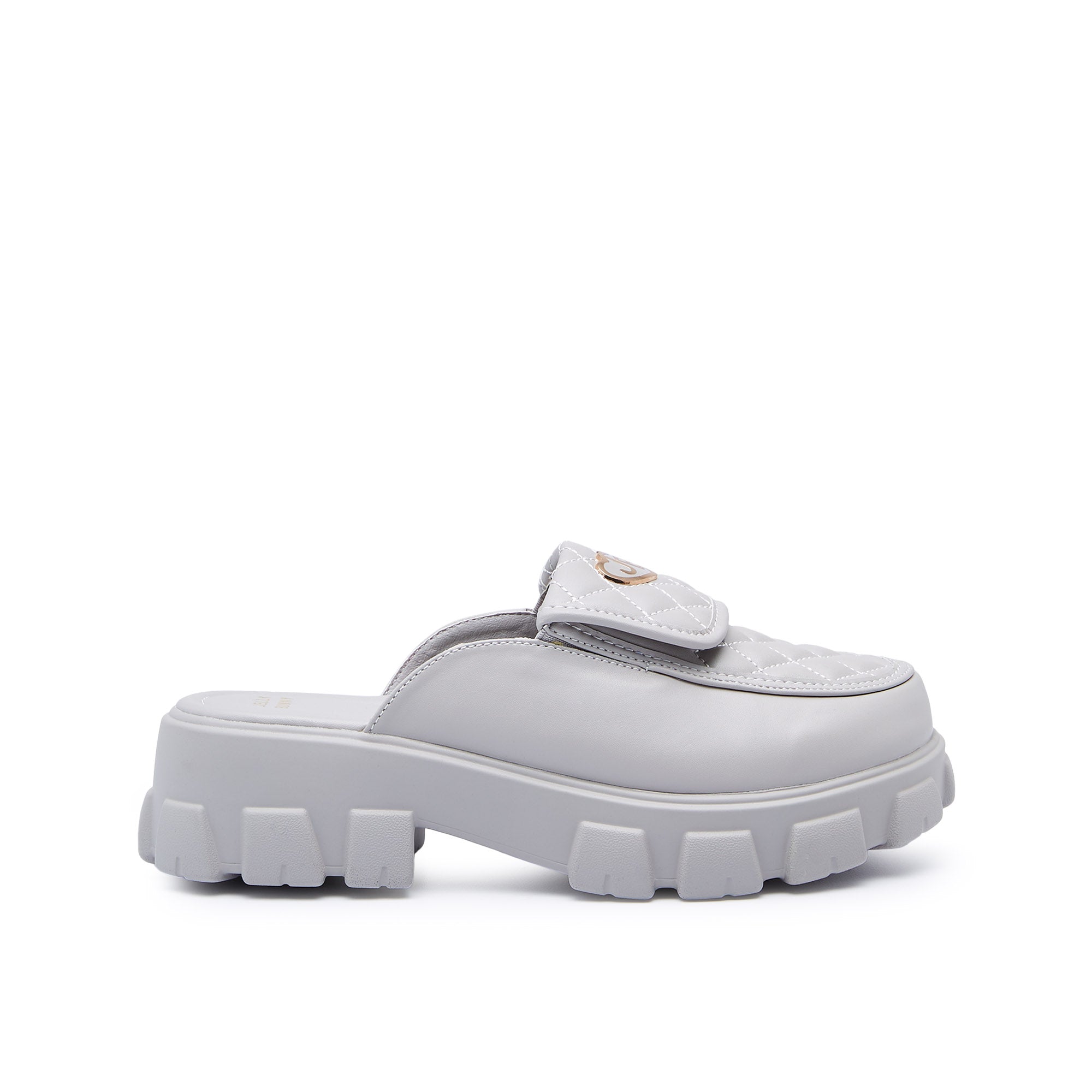 รองเท้าแพลตฟอร์มโลฟเฟอร์ Maggie Camryn Grey