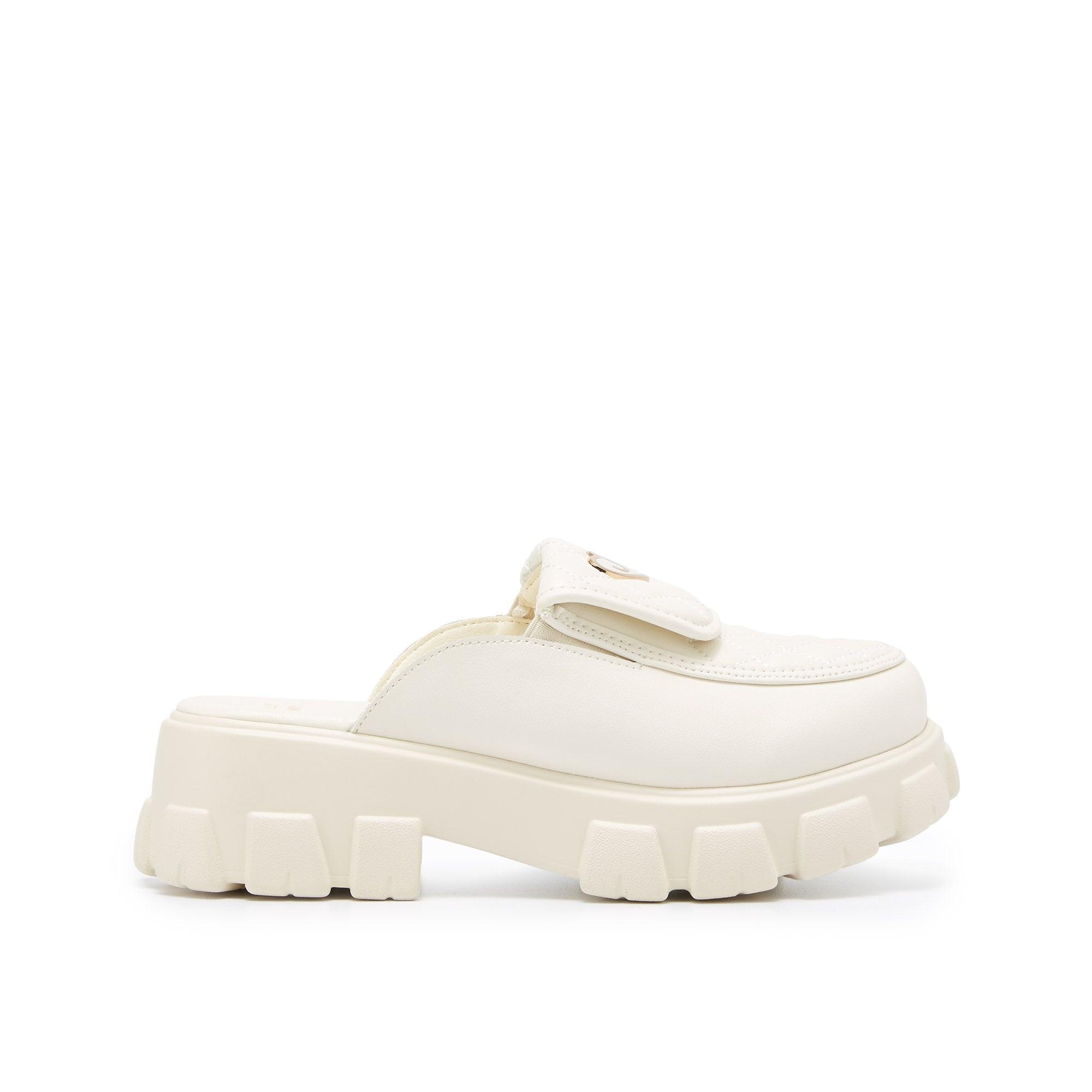 EU 36 Maggie Camryn Platform Loafers Off-White
