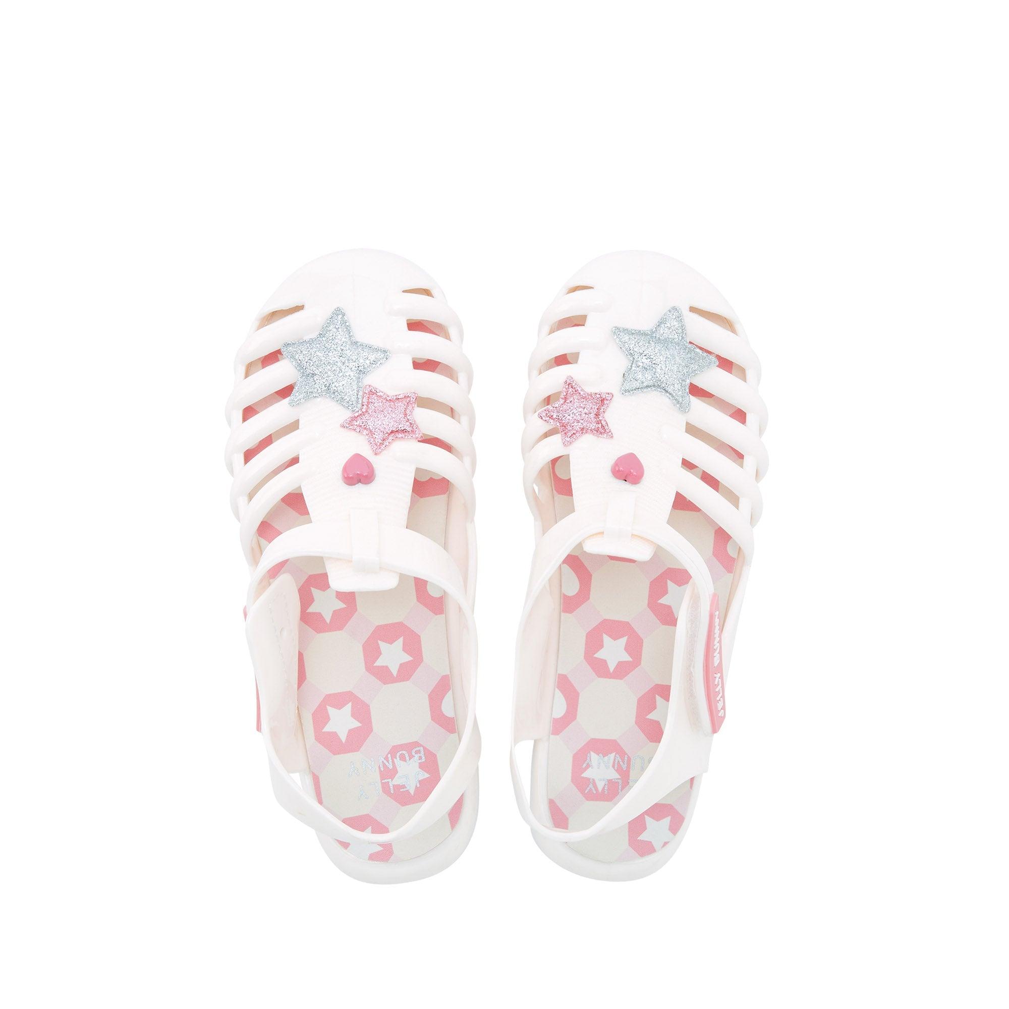 Jb Unicorn Hearts And Flat Sandals Light Pink - Jelly Bunny Thailand Official Online Store