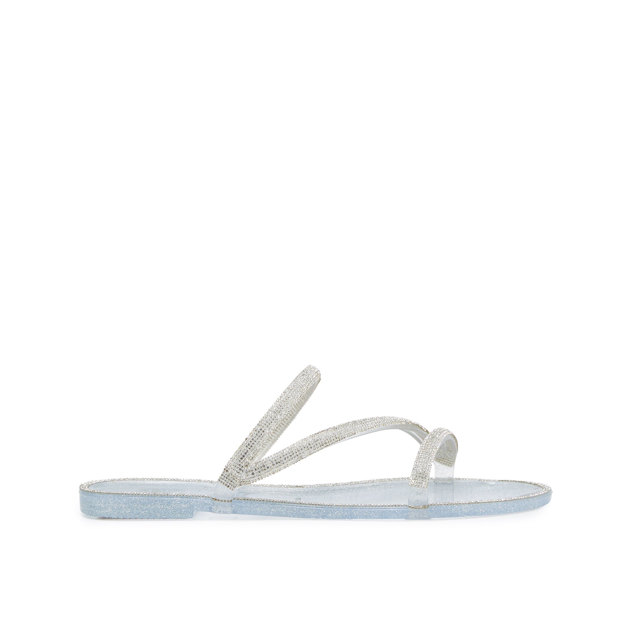 Sazza Flat Sandals Silver