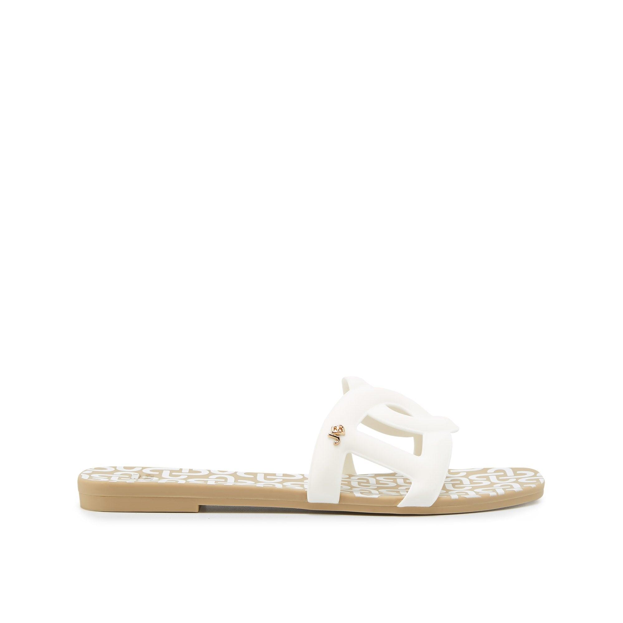 Grase Glis Monogram Shoes White - Jelly Bunny Thailand Official Online Store