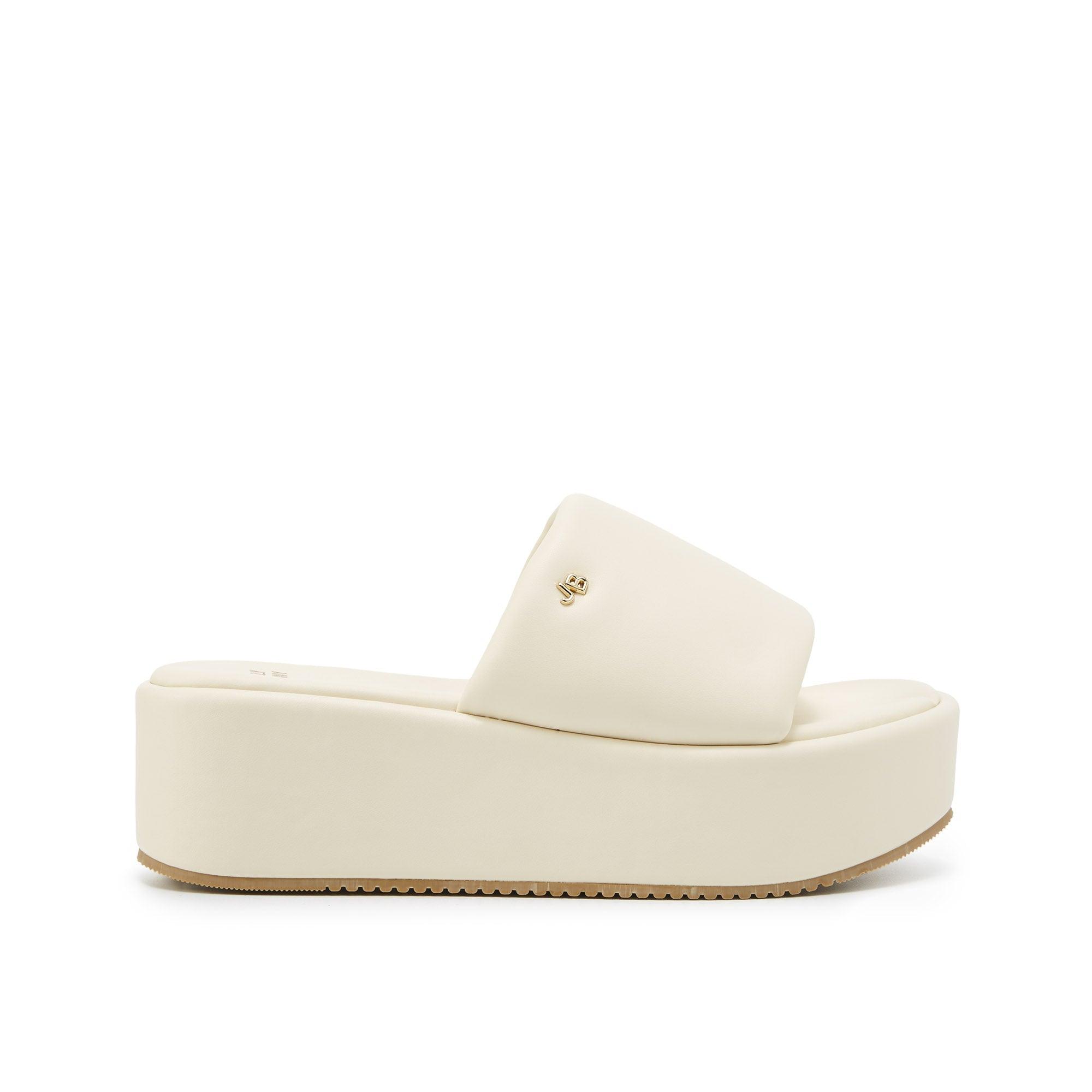 Thaniel Platform Slides White - Jelly Bunny Thailand Official Online Store