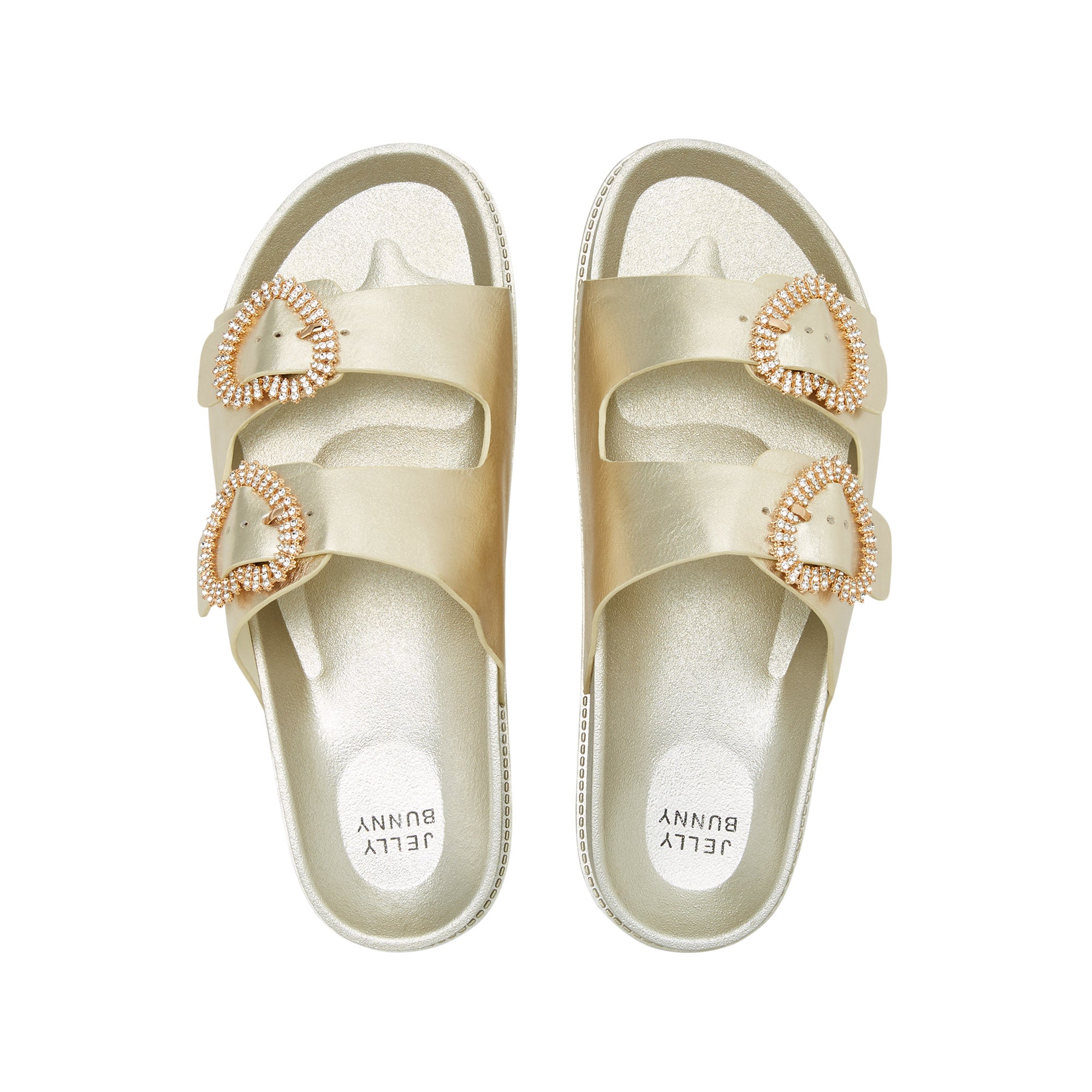Poppy Flat Sandals Gold - Jelly Bunny Thailand Official Online Store