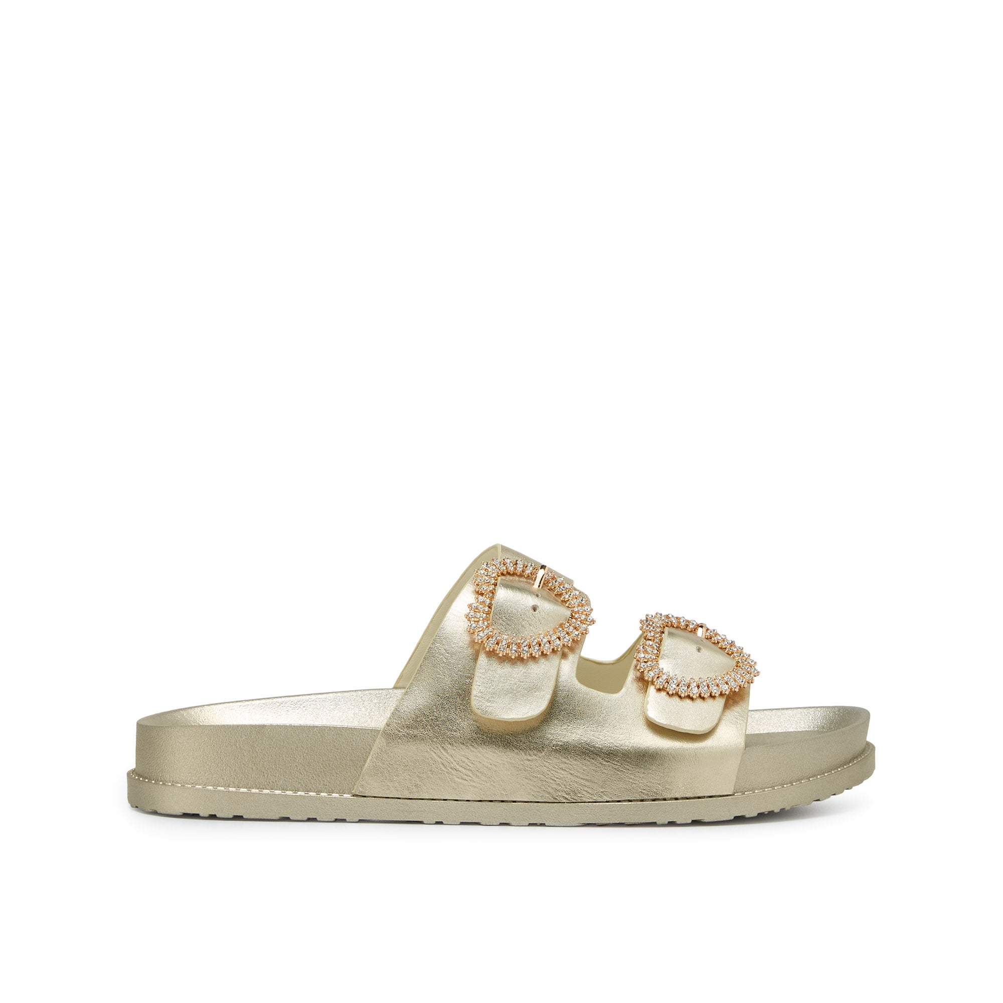 Poppy Flat Sandals Gold - Jelly Bunny Thailand Official Online Store