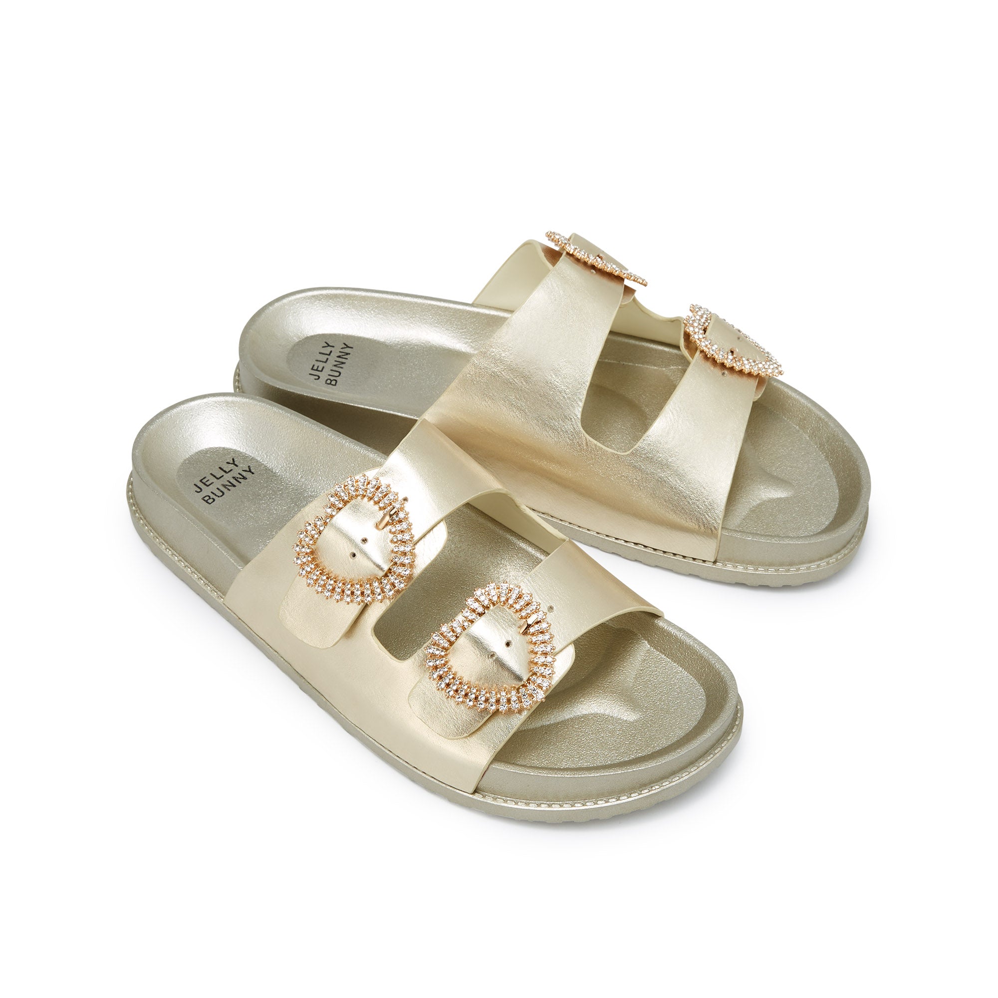 Poppy Flat Sandals Gold - Jelly Bunny Thailand Official Online Store