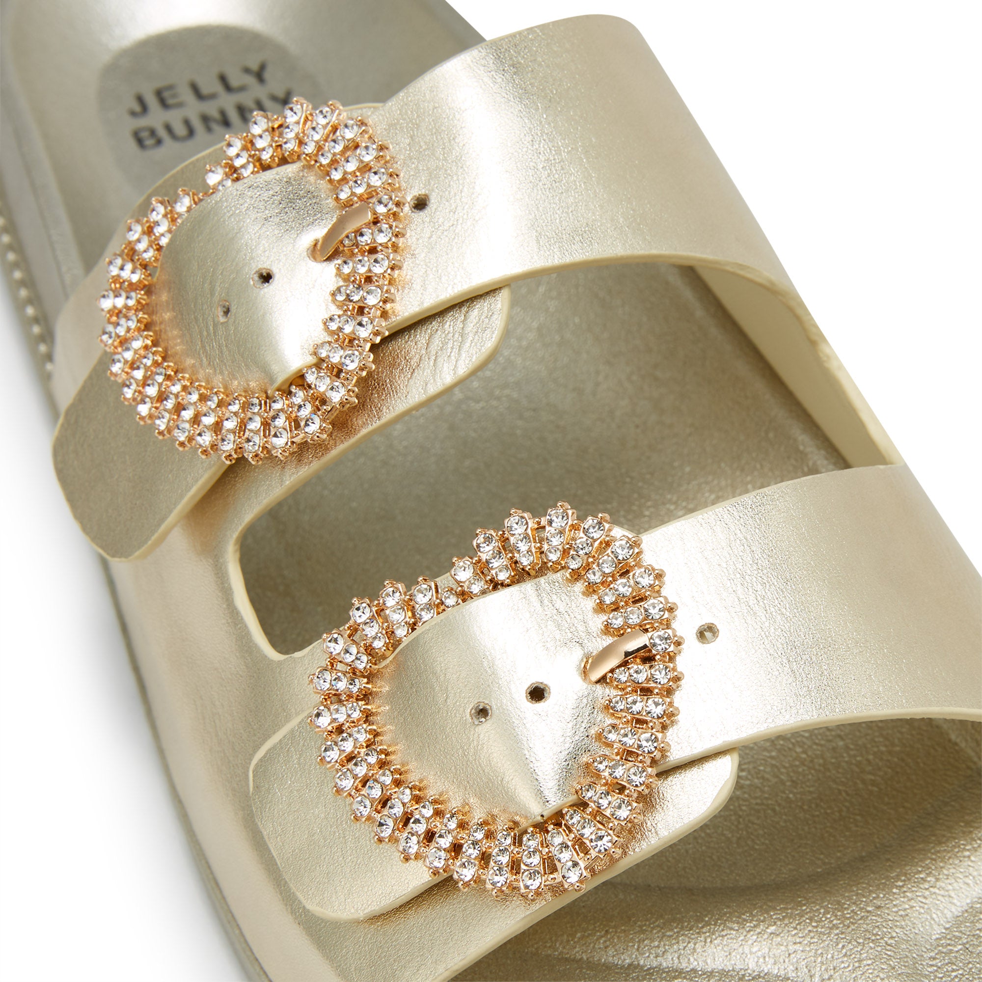 Poppy Flat Sandals Gold - Jelly Bunny Thailand Official Online Store