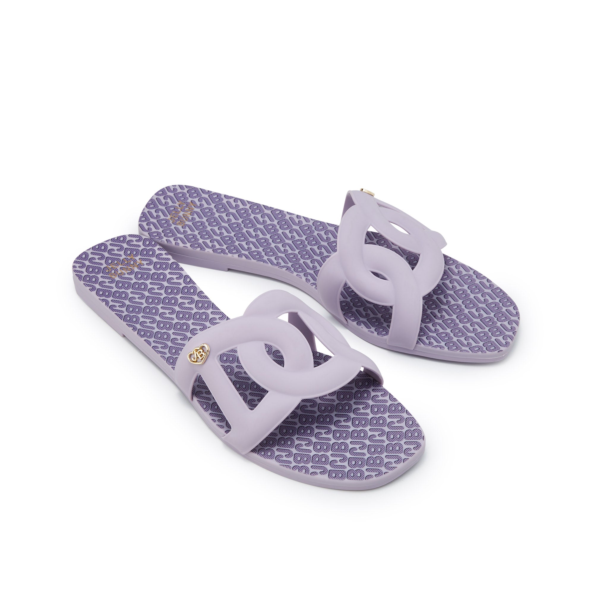 Grase Mono Jessica Flat Sandals Purple