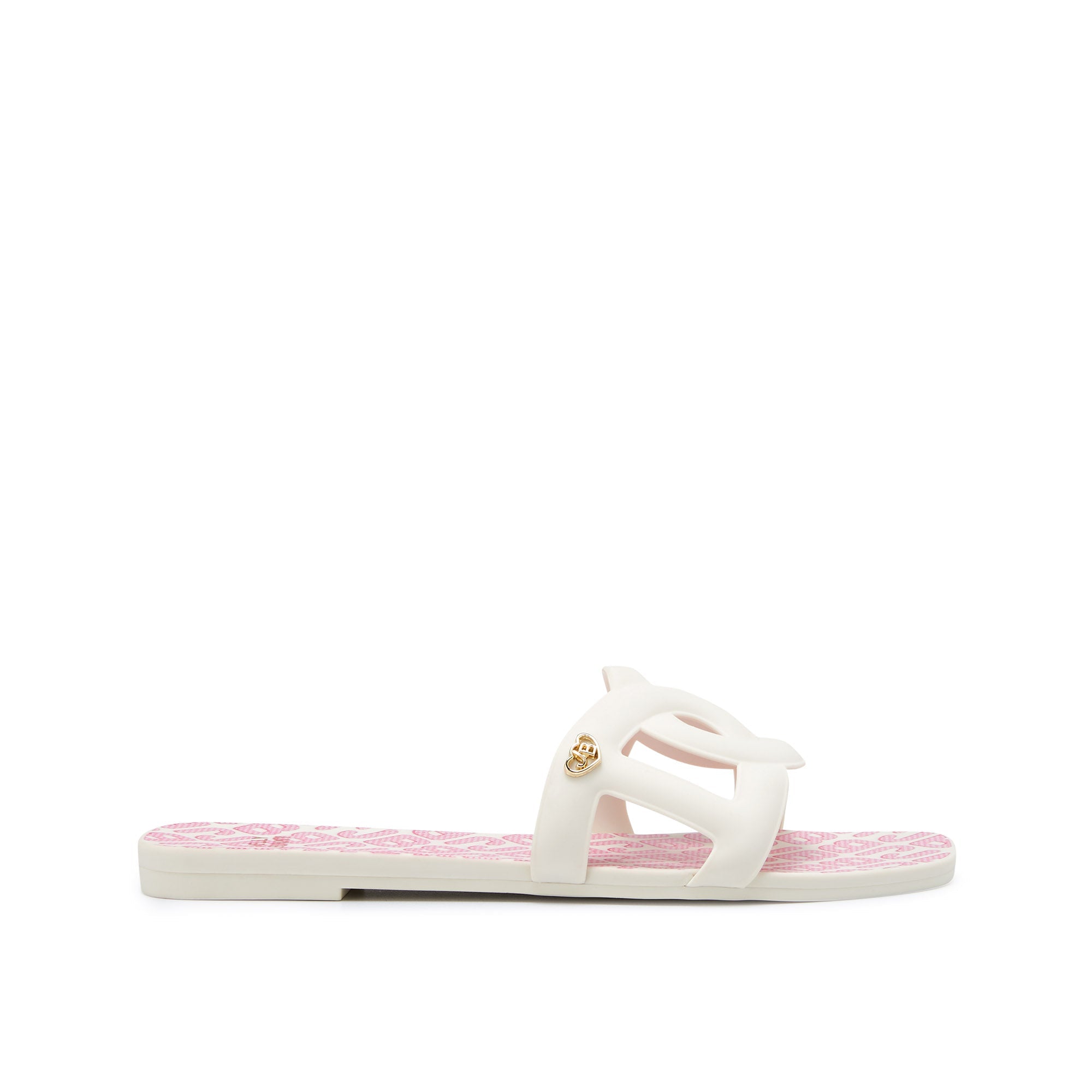 Grase Mono Jessica Flat Sandals Ivory