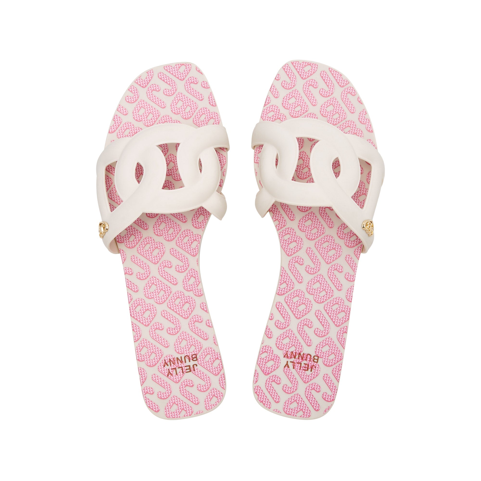 Grase Mono Jessica Flat Sandals Ivory