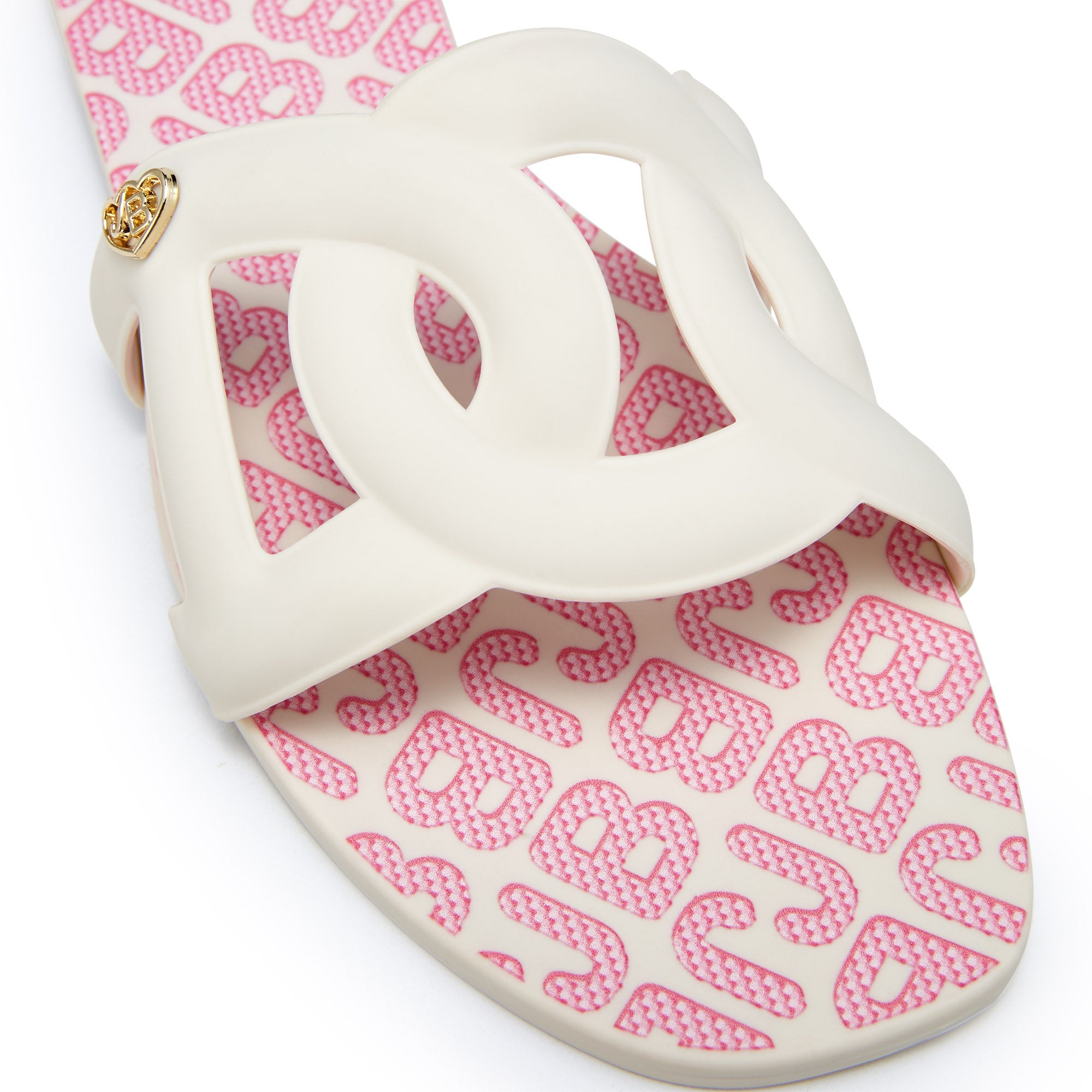 Grase Mono Jessica Flat Sandals Ivory