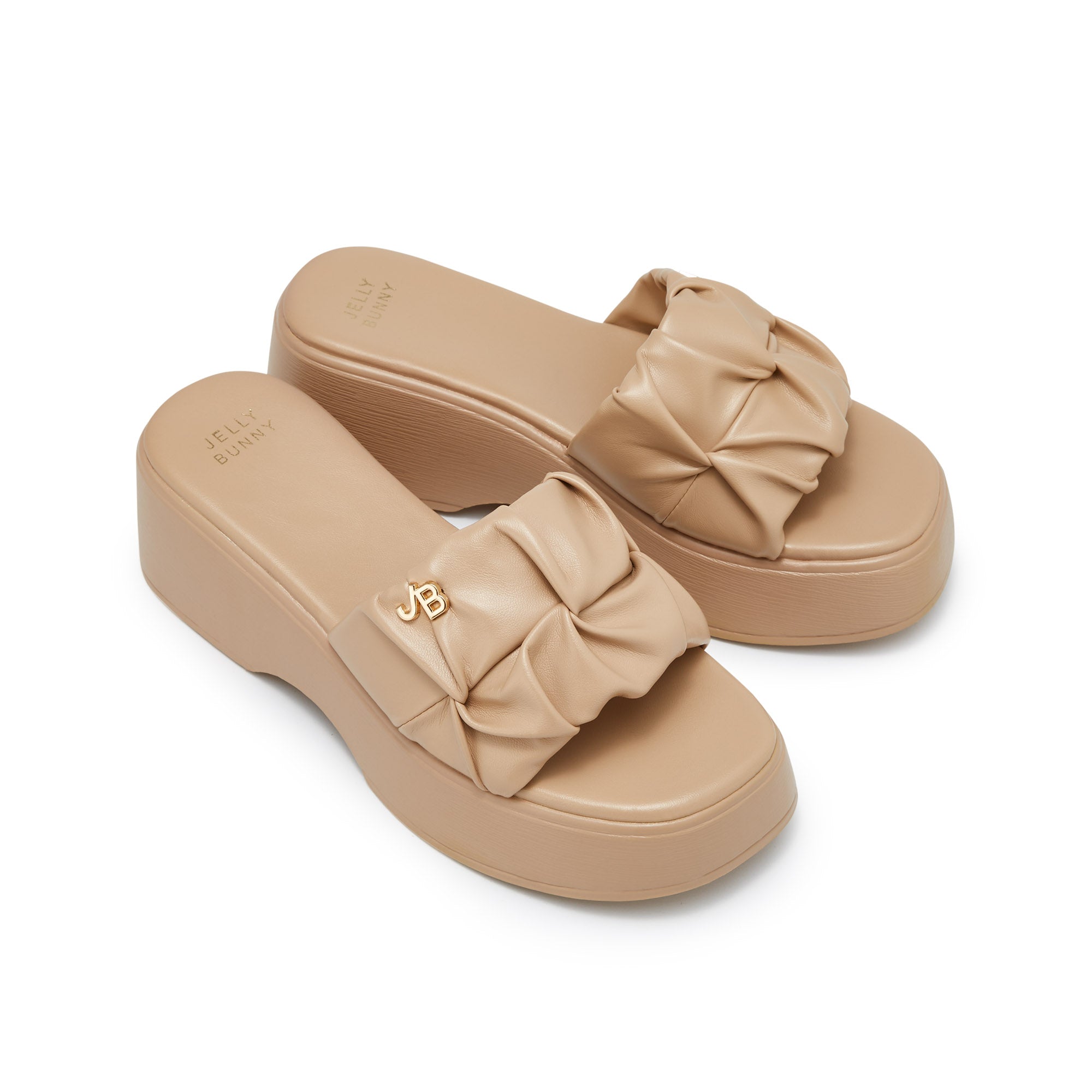 Esmar Platform Sandals Brown