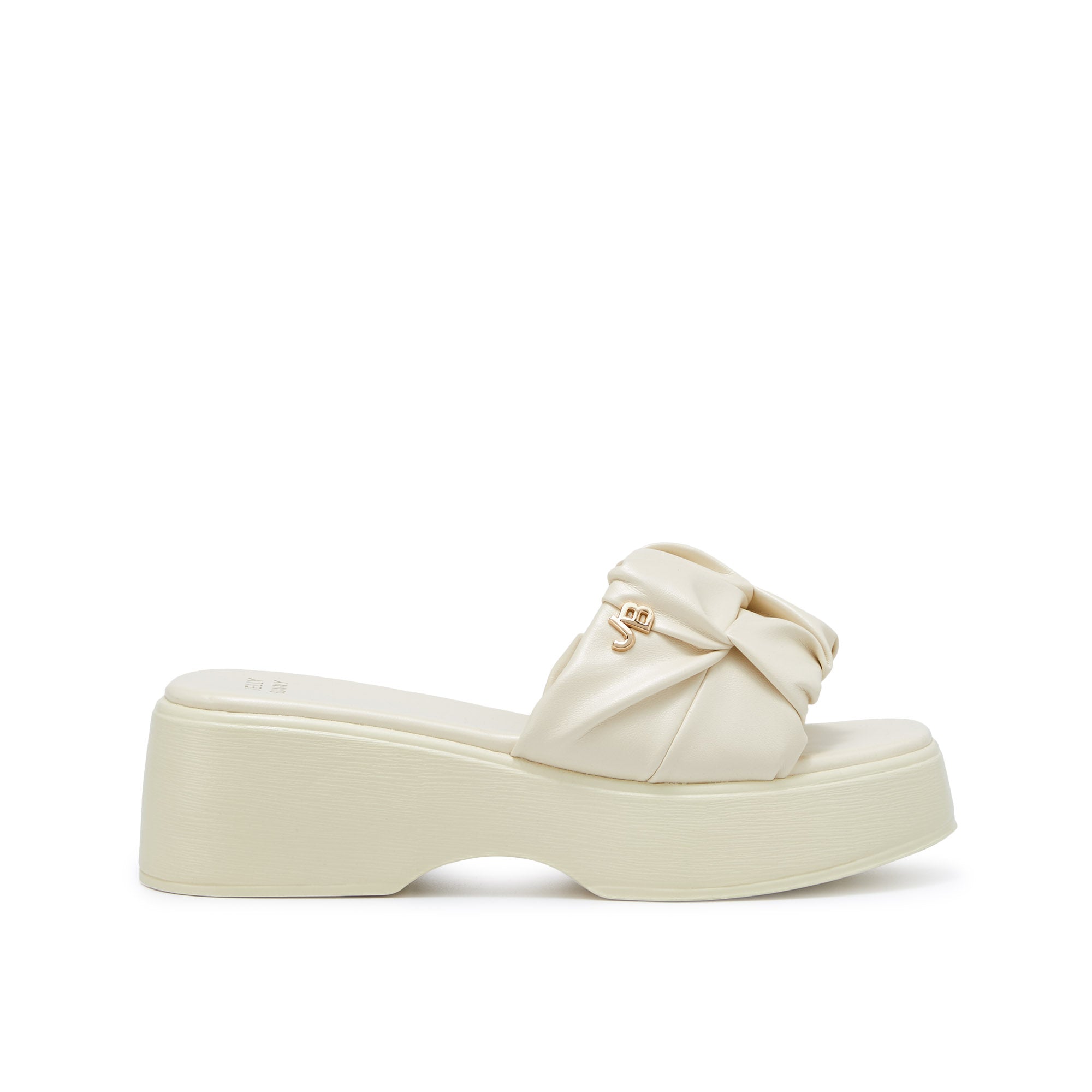 Esmar Platform Sandals White