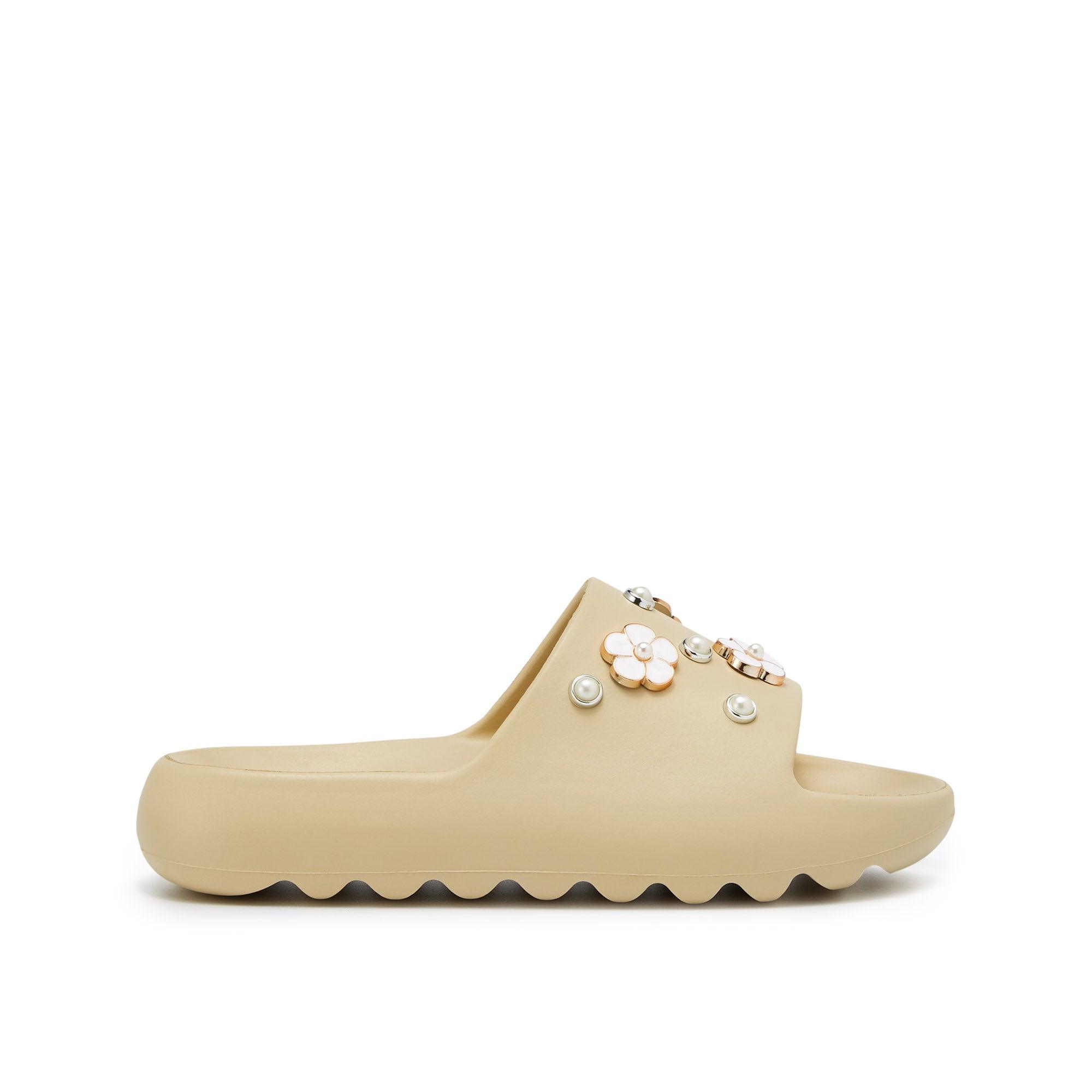 Haven Camellia Flat Sandals Beige - Jelly Bunny Thailand Official Online Store
