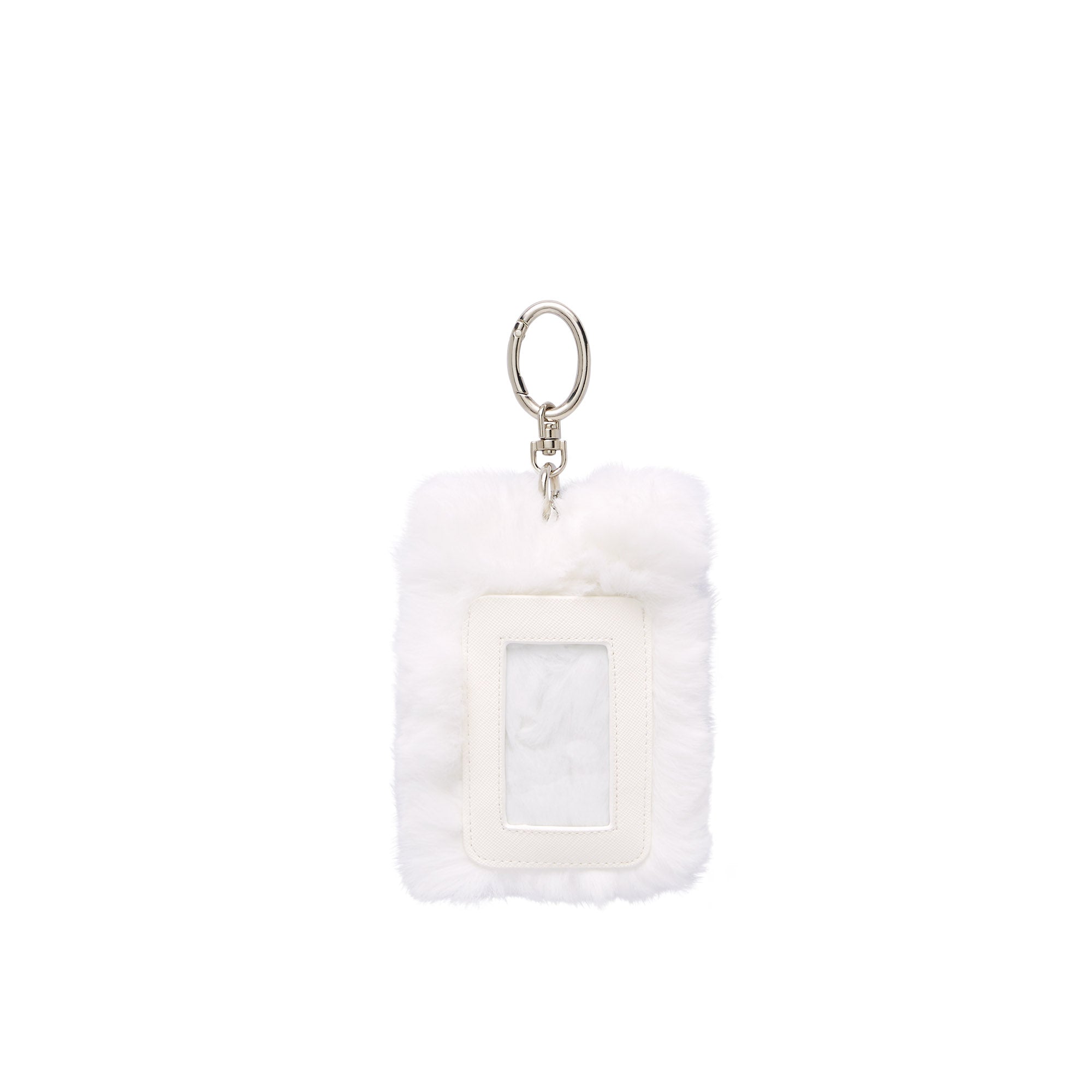 พวงกุญแจ Poodle PomPom White