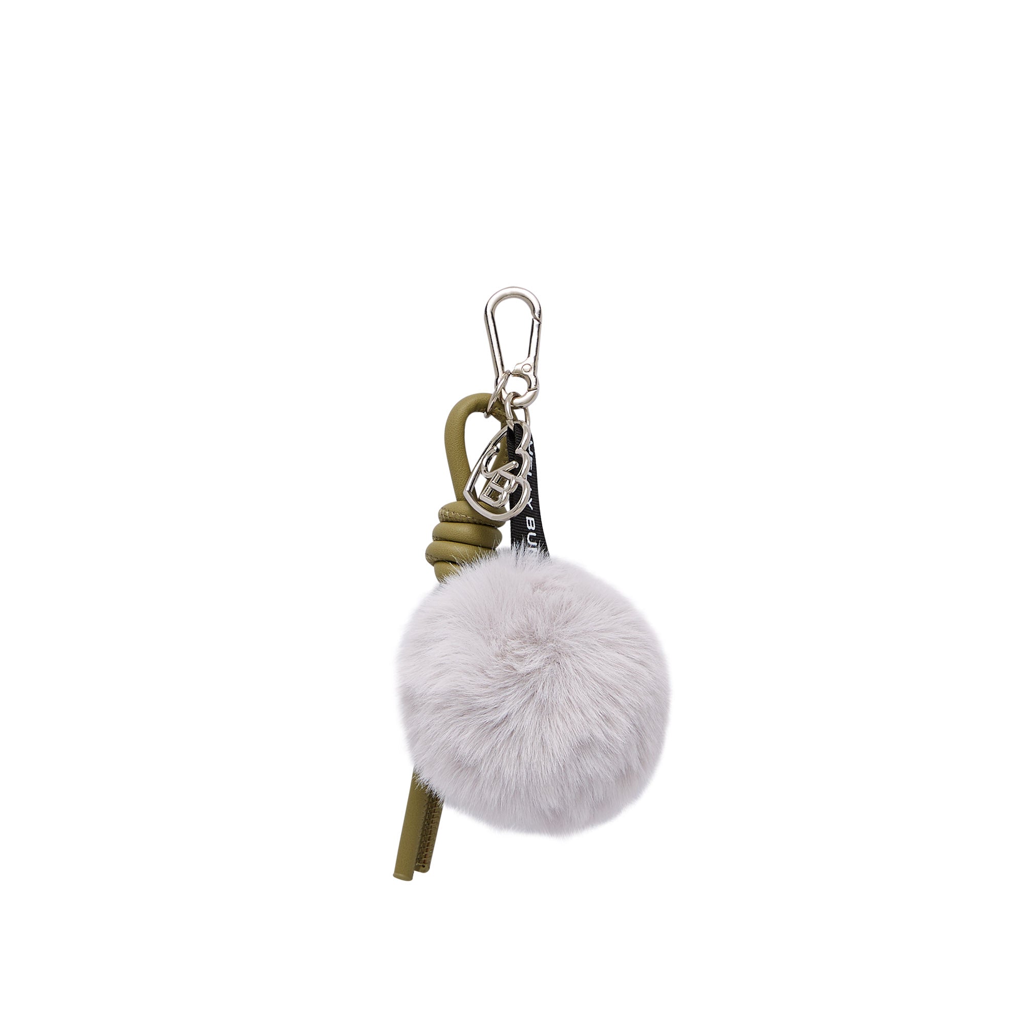พวงกุญแจ PomPom Light Grey
