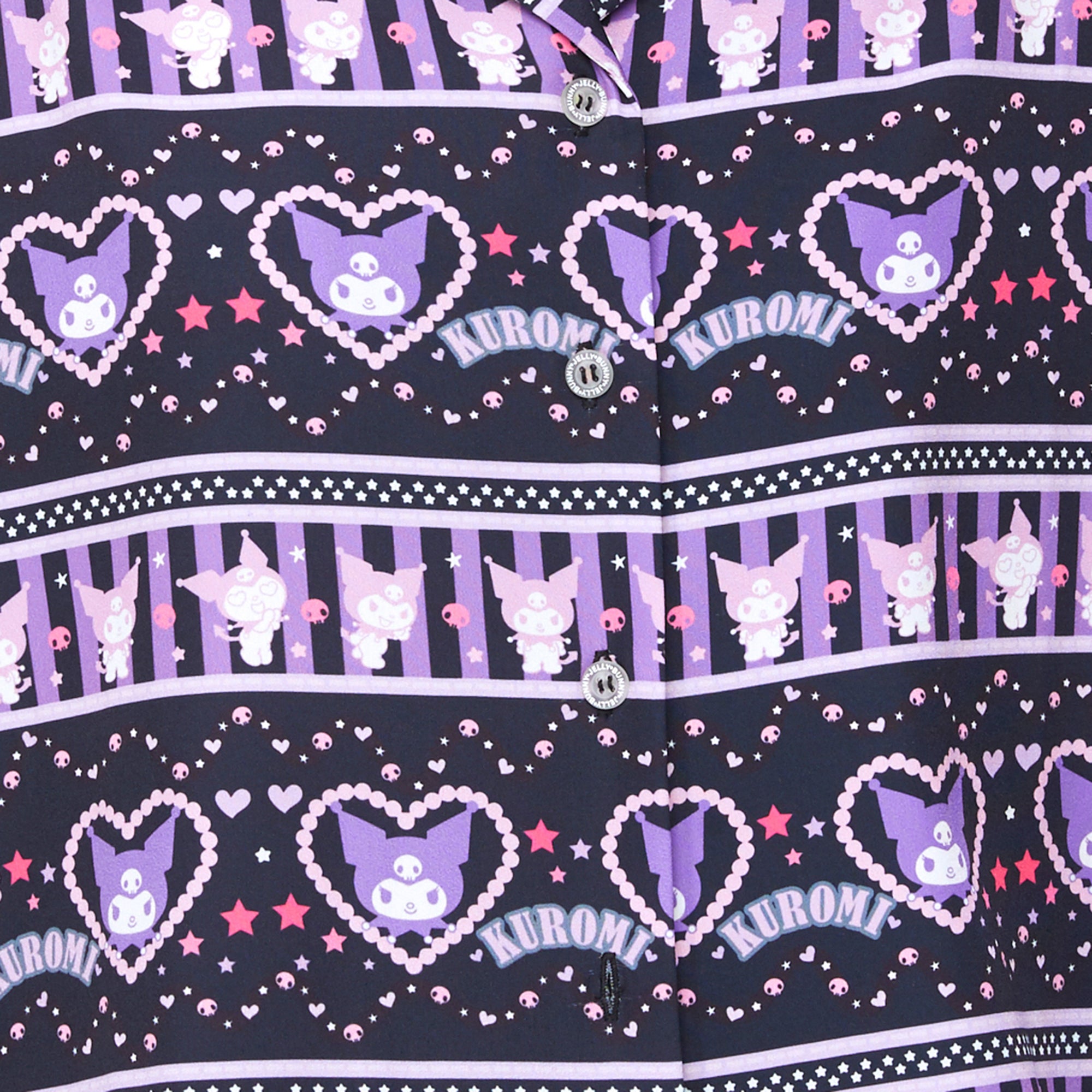 เสื้อเชิ้ตพิมพ์ลาย Kuromi Multi Color