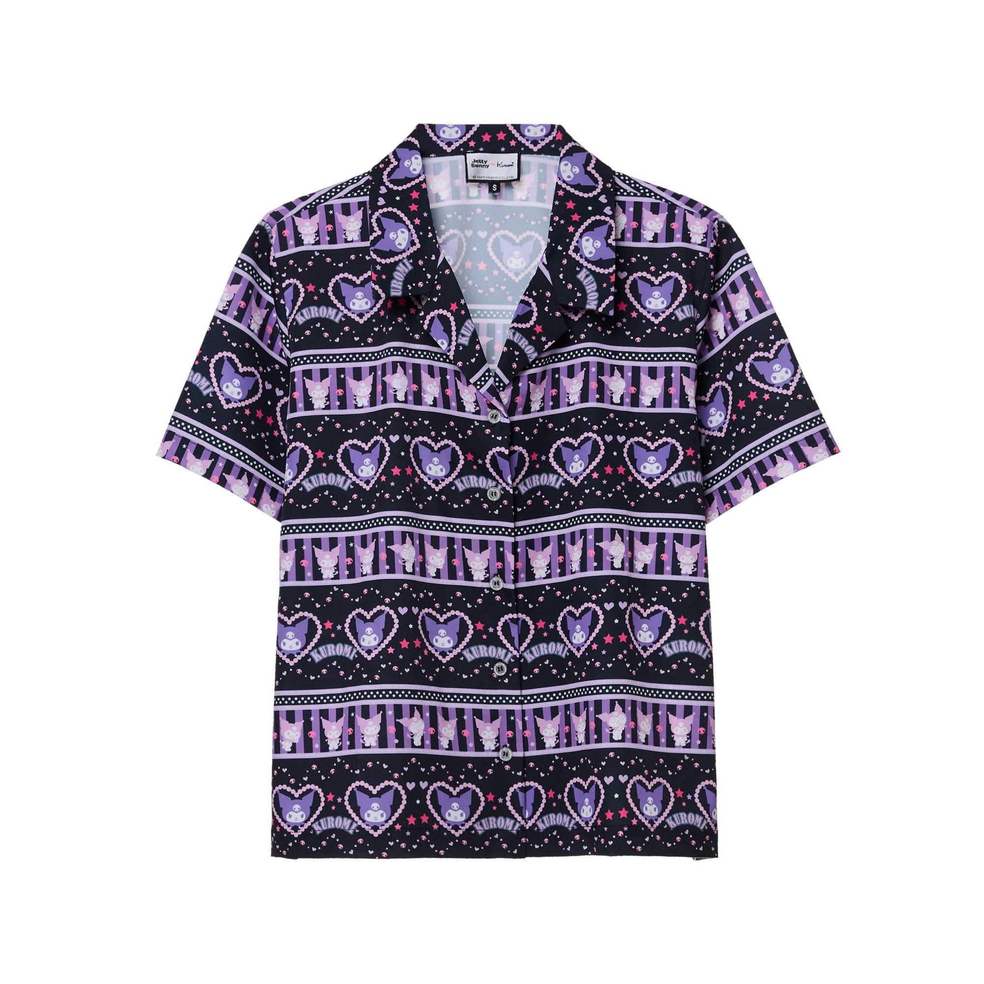 เสื้อเชิ้ตพิมพ์ลาย Kuromi Multi Color