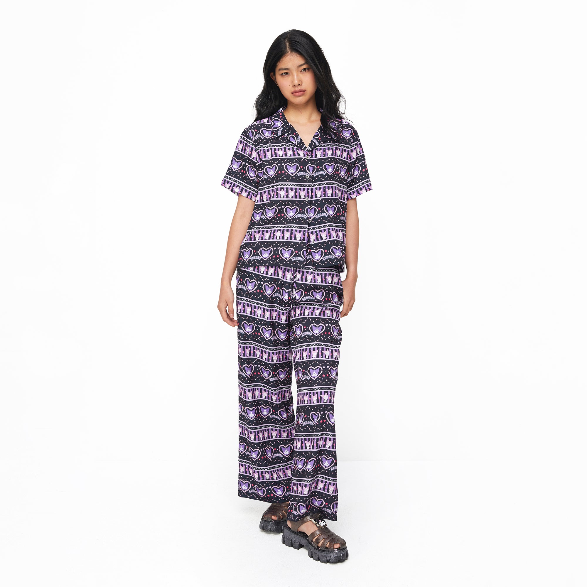 Kuromi Print Pants Multi Color