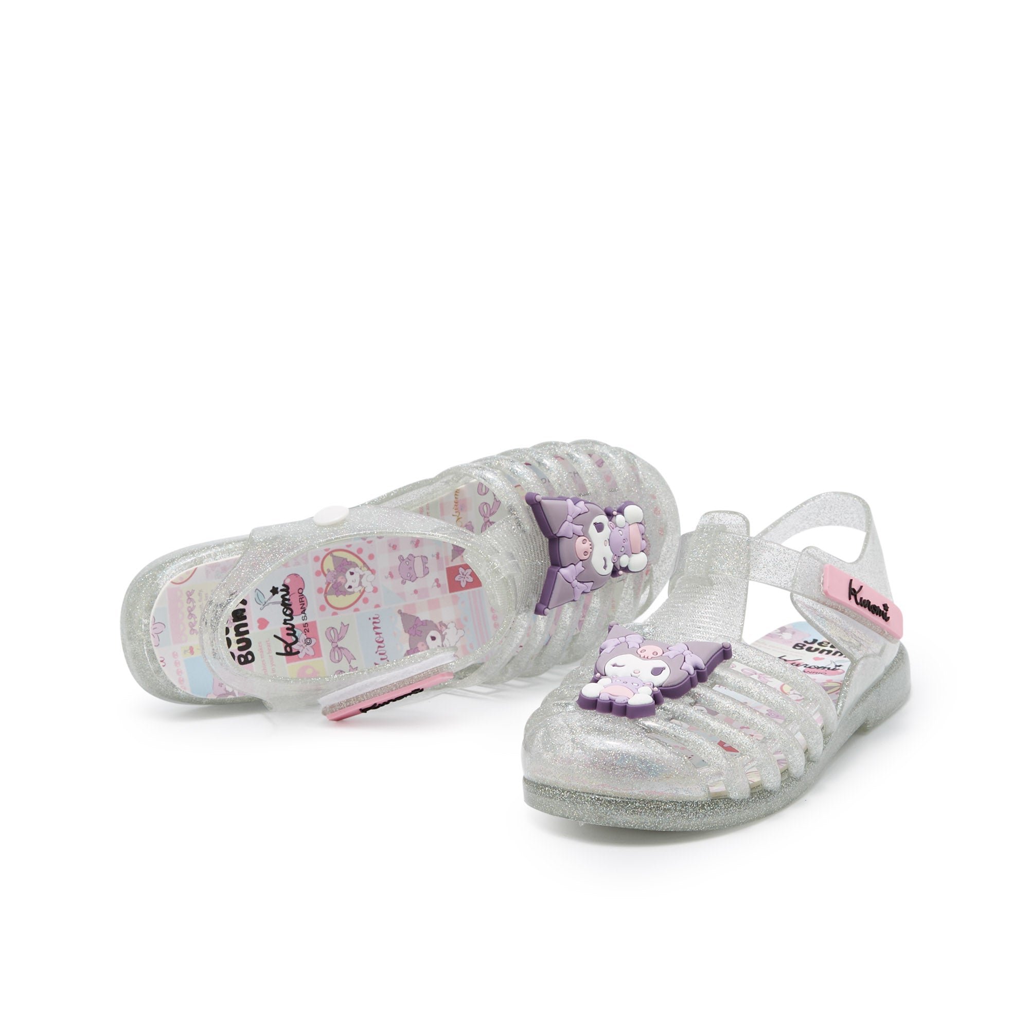 Mini Unicorn Keiko Platform Sandals For Girls Glitter Multi