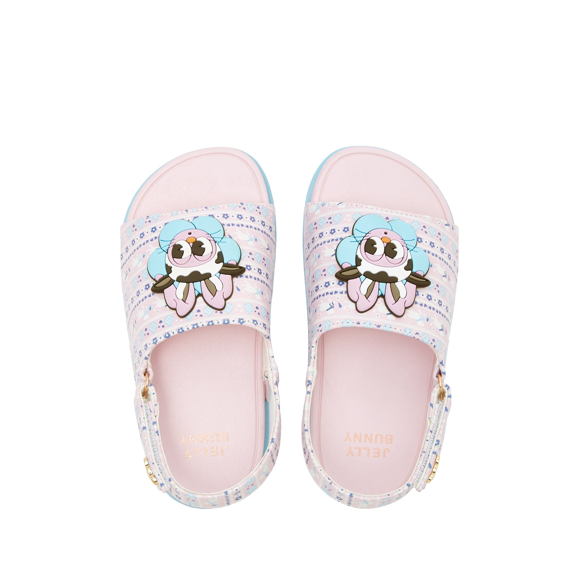 รองเท้าแตะสำหรับเด็กผูู้หญิง Mini Friendly Vee Light Pink