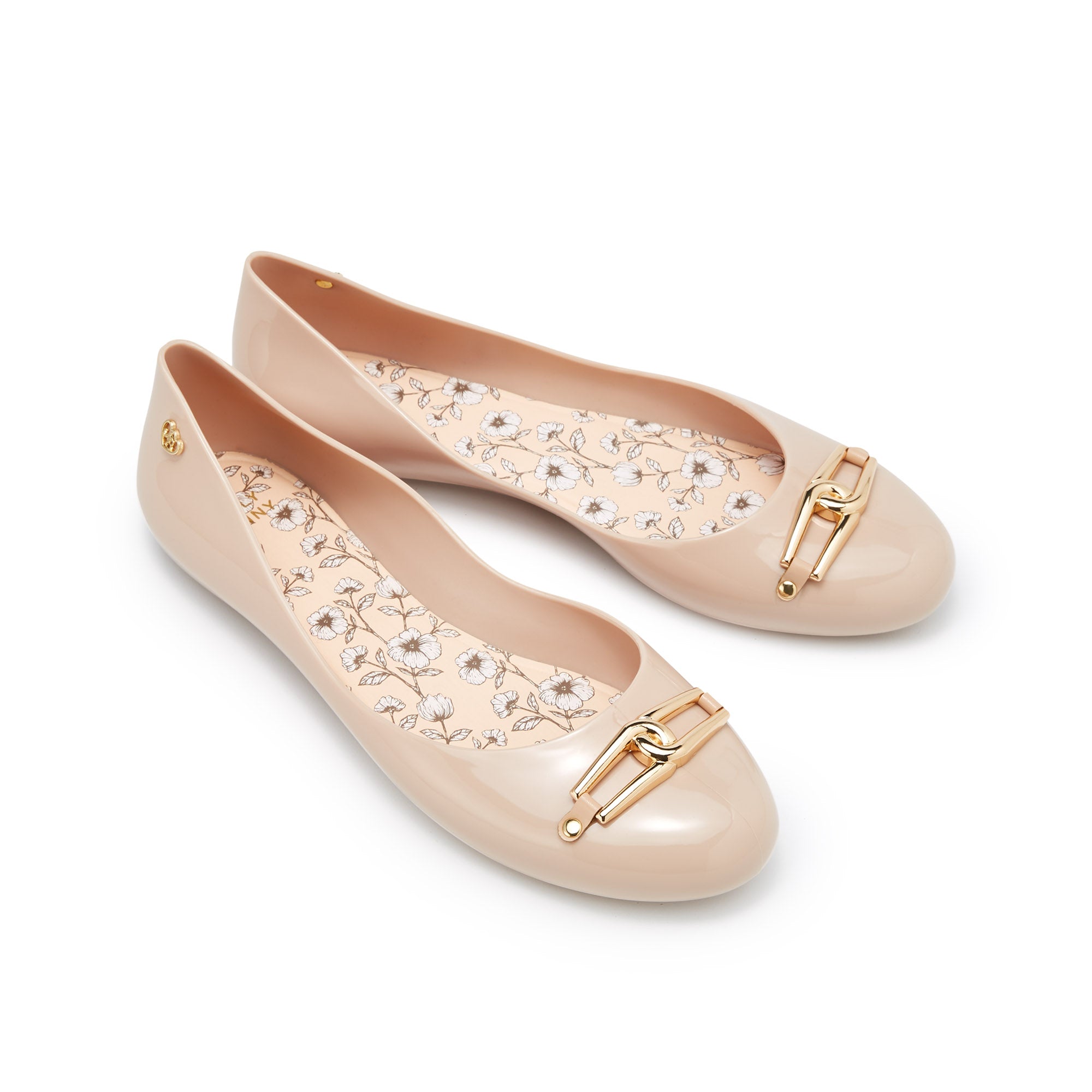 Melina Paulina Flat Ballerinas Beige