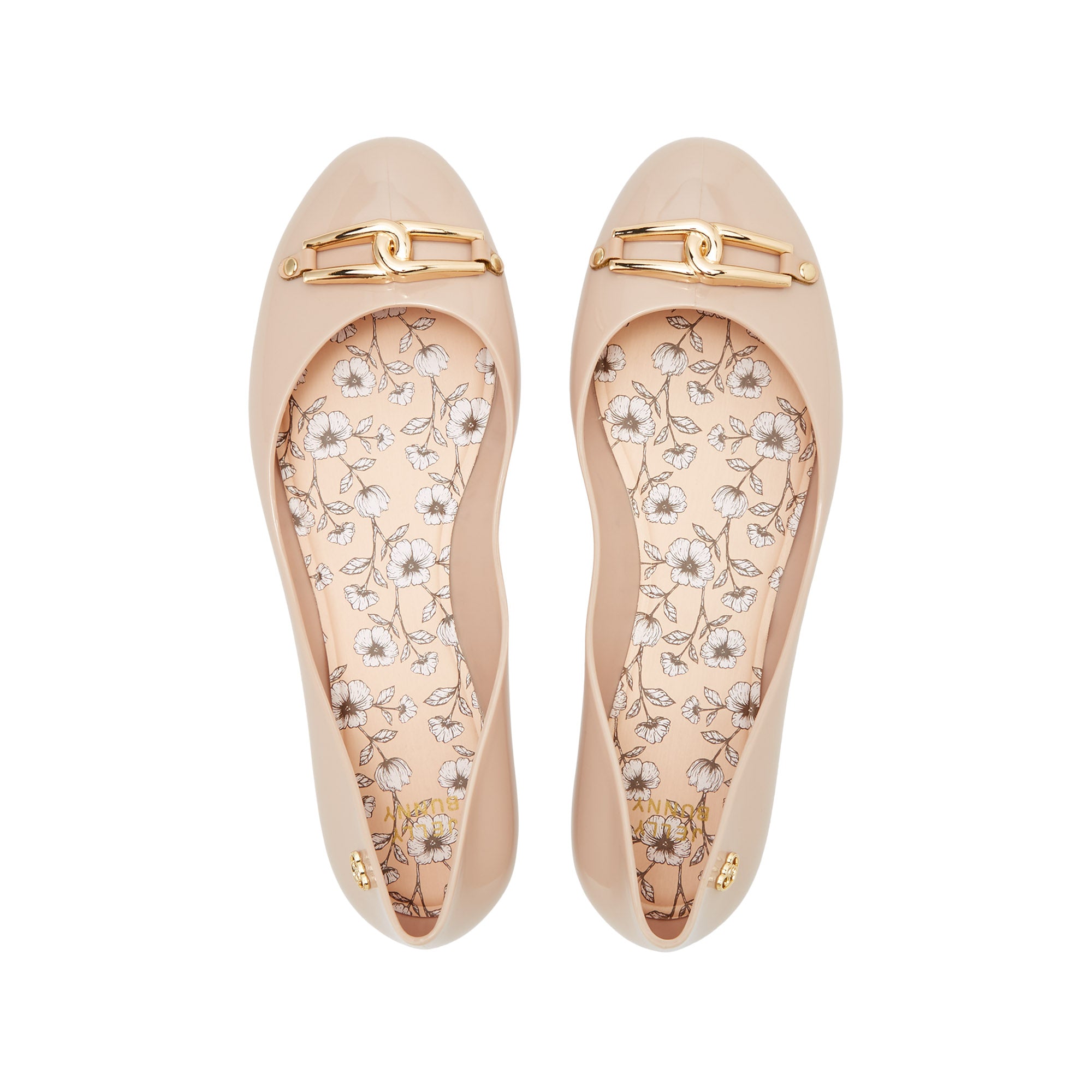 Melina Paulina Flat Ballerinas Beige
