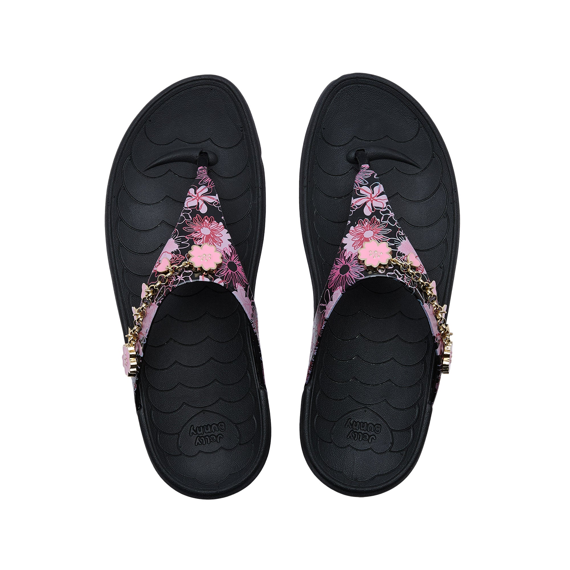 Bunny Soft Vibha Sandals Black