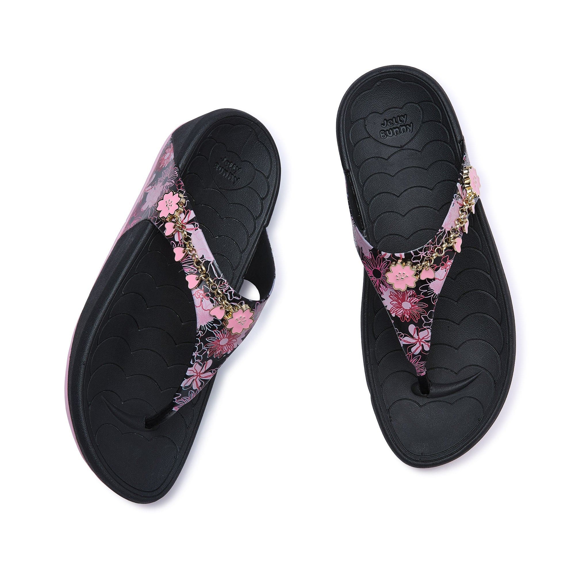 Bunny Soft Vibha Sandals Black