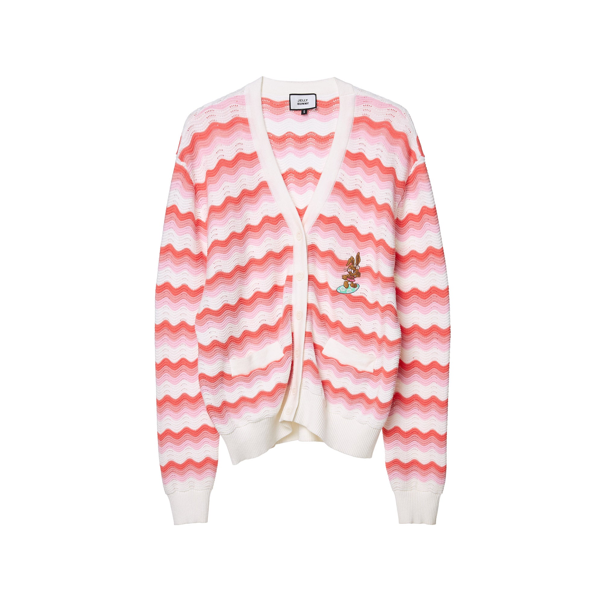 เสื้อคาร์ดิแกน ลายทาง Surf Bunny