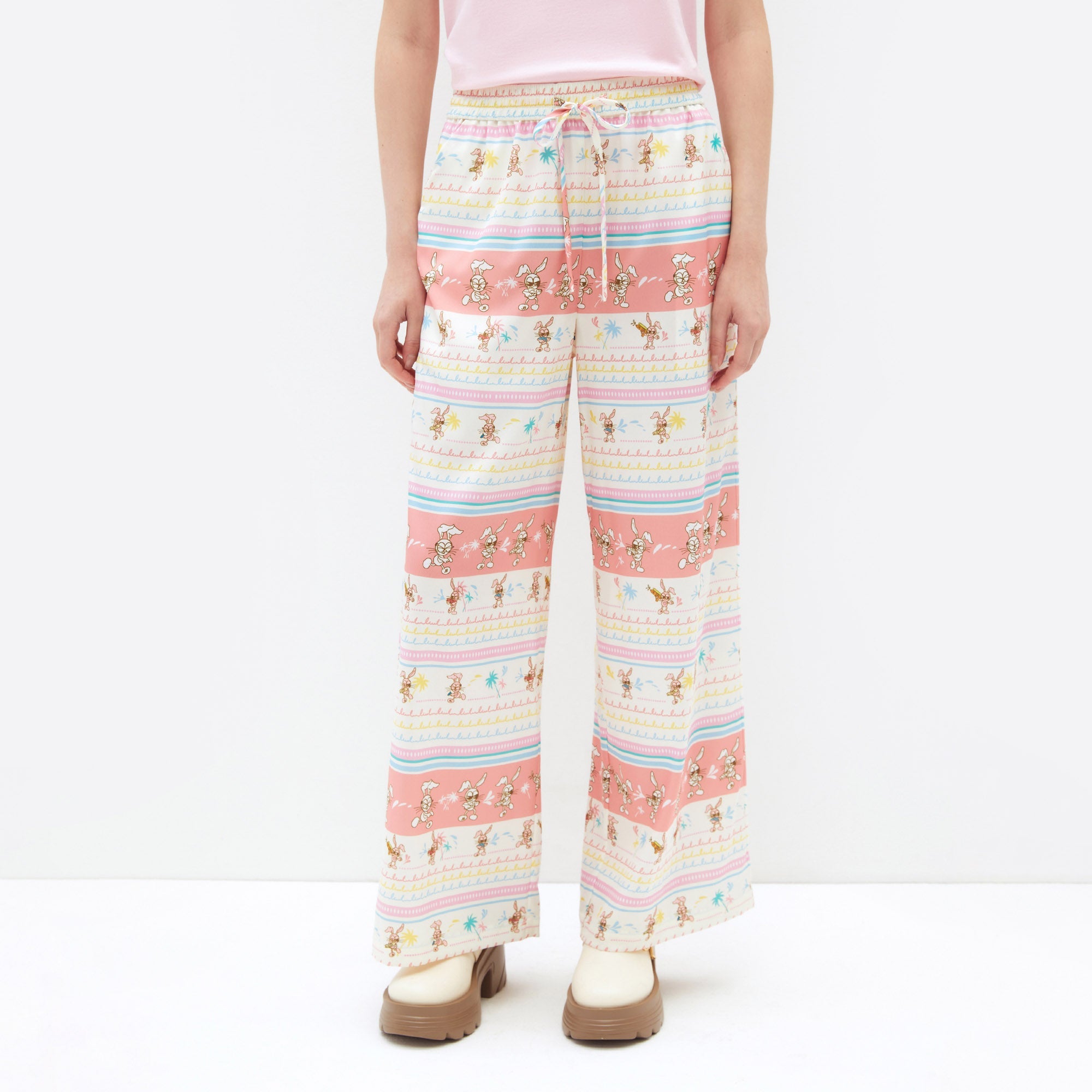 Jb Water Splash Fest Relaxed-Fit Pants Multi Color - Jelly Bunny Thailand Official Online Store