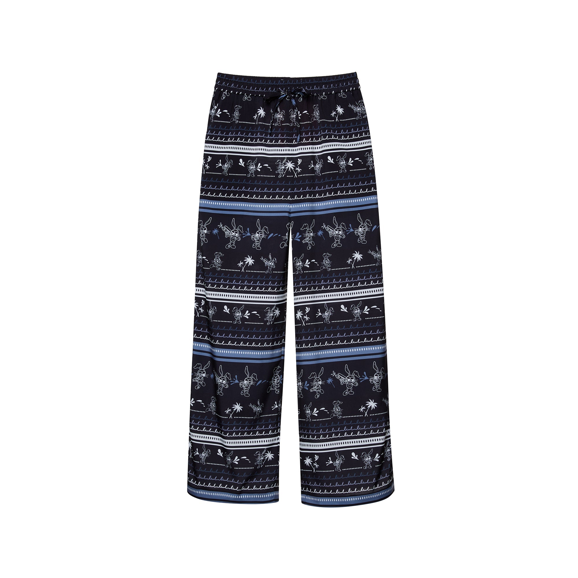 Jb Water Splash Fest Relaxed-Fit Pants Printed Black