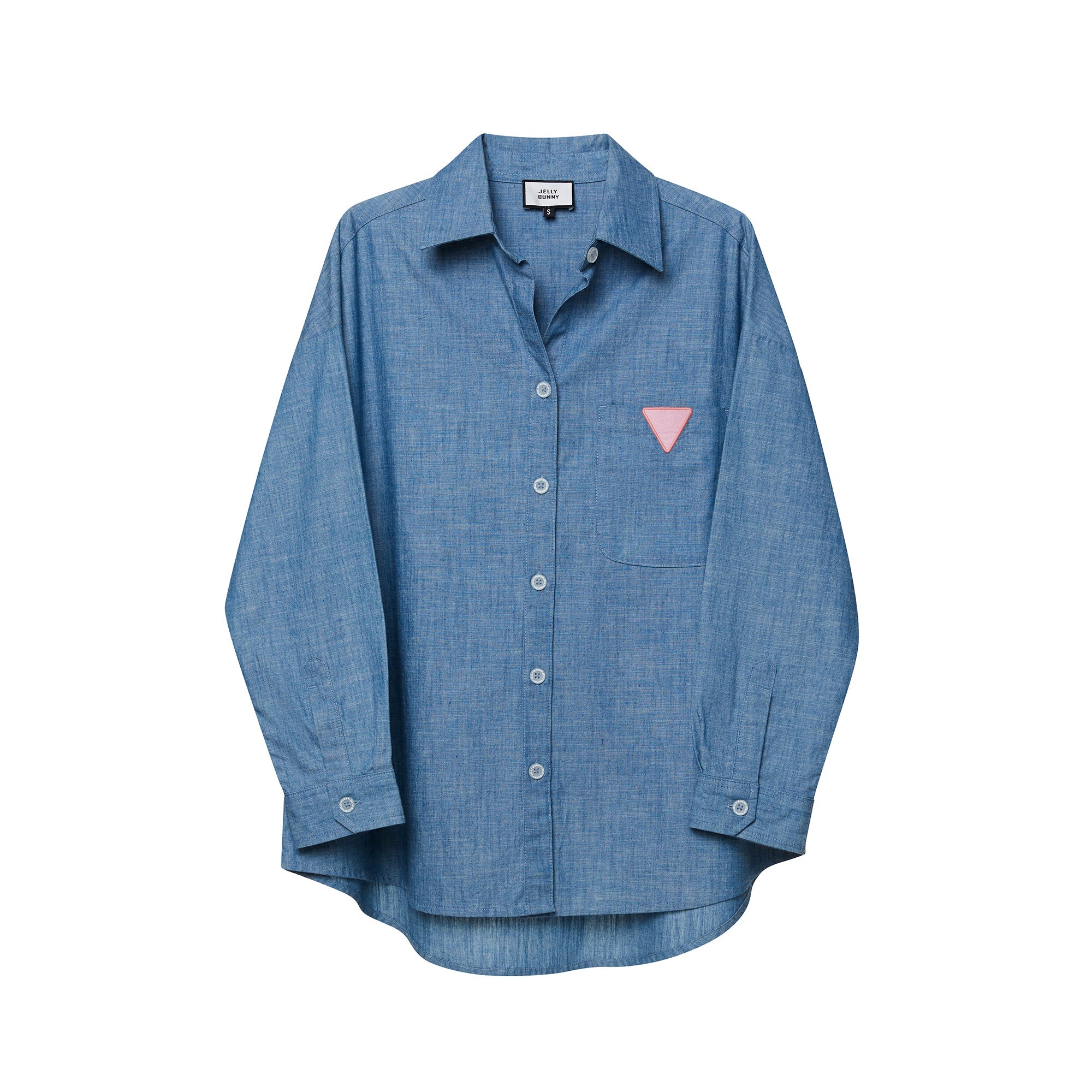 Chambray Patch Pocket Shirt Blue
