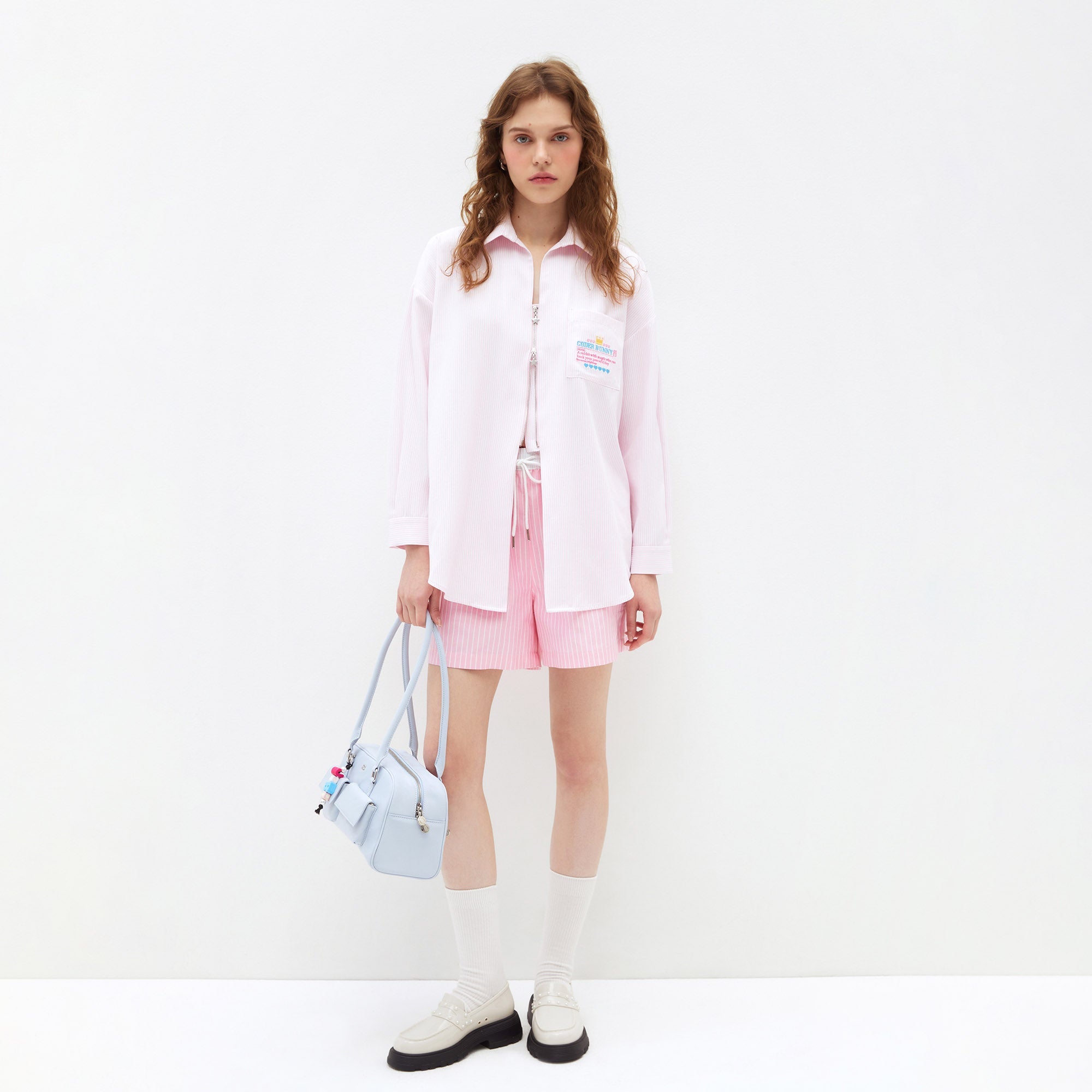 เสื้อเชิ้ต แต่งซิป แขนยาว Coder Bunny
