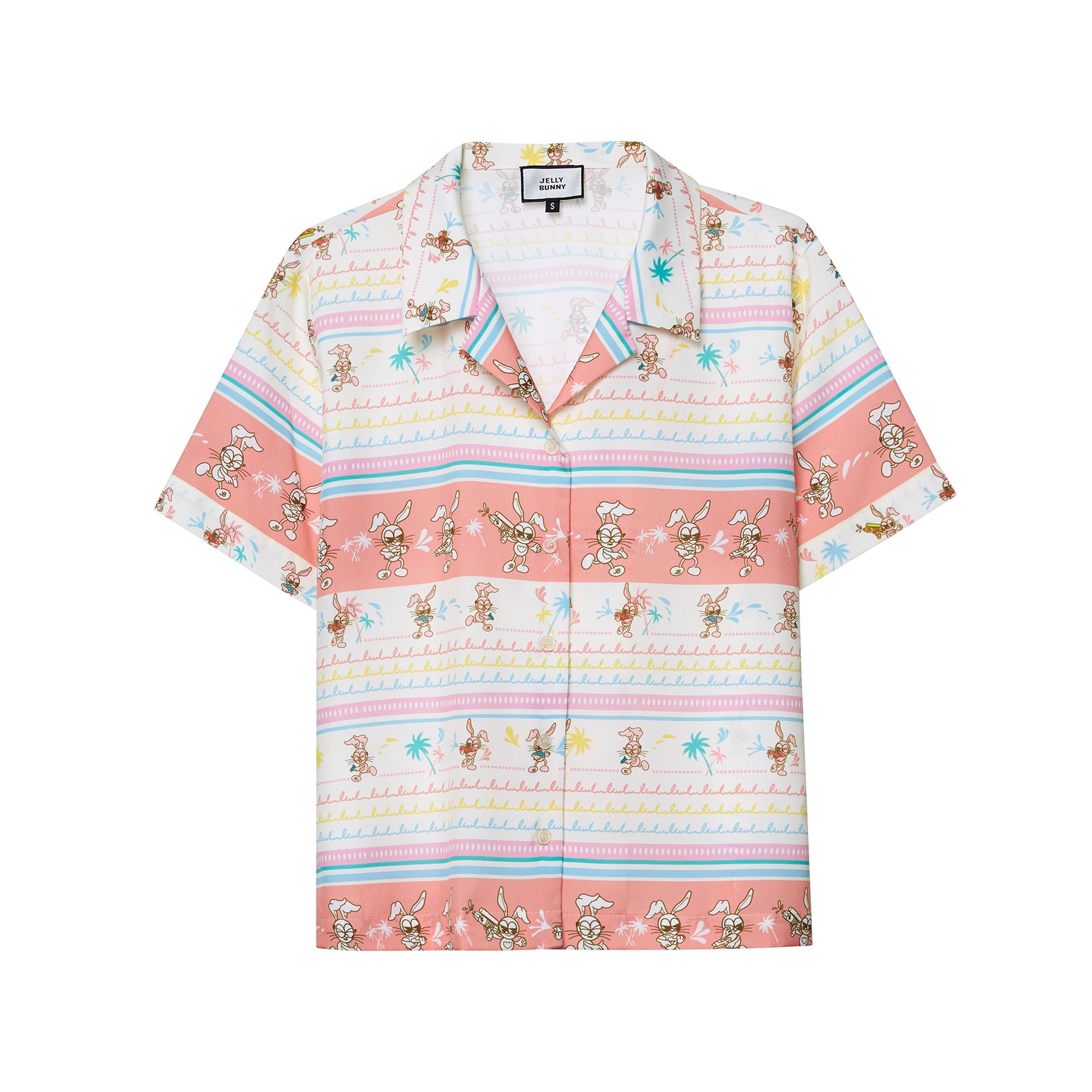 Jb Water Splash Fest Relaxed-Fit Short Sleeve Shirt Multi Color - Jelly Bunny Thailand Official Online Store