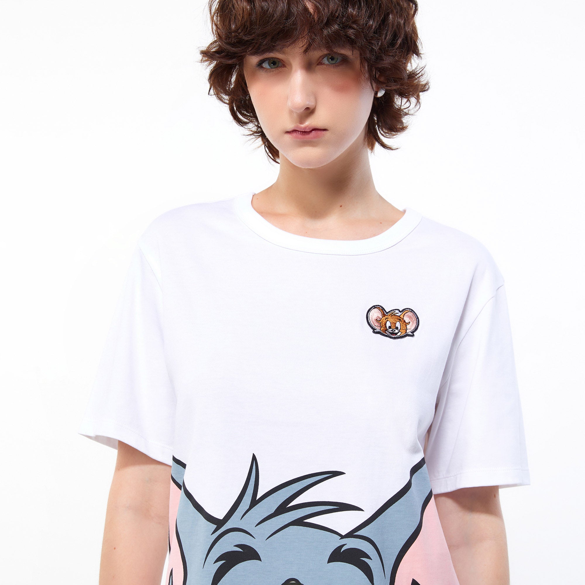 Sneak Peek Tom and Jerry T-Shirt White - Jelly Bunny Thailand Official Online Store