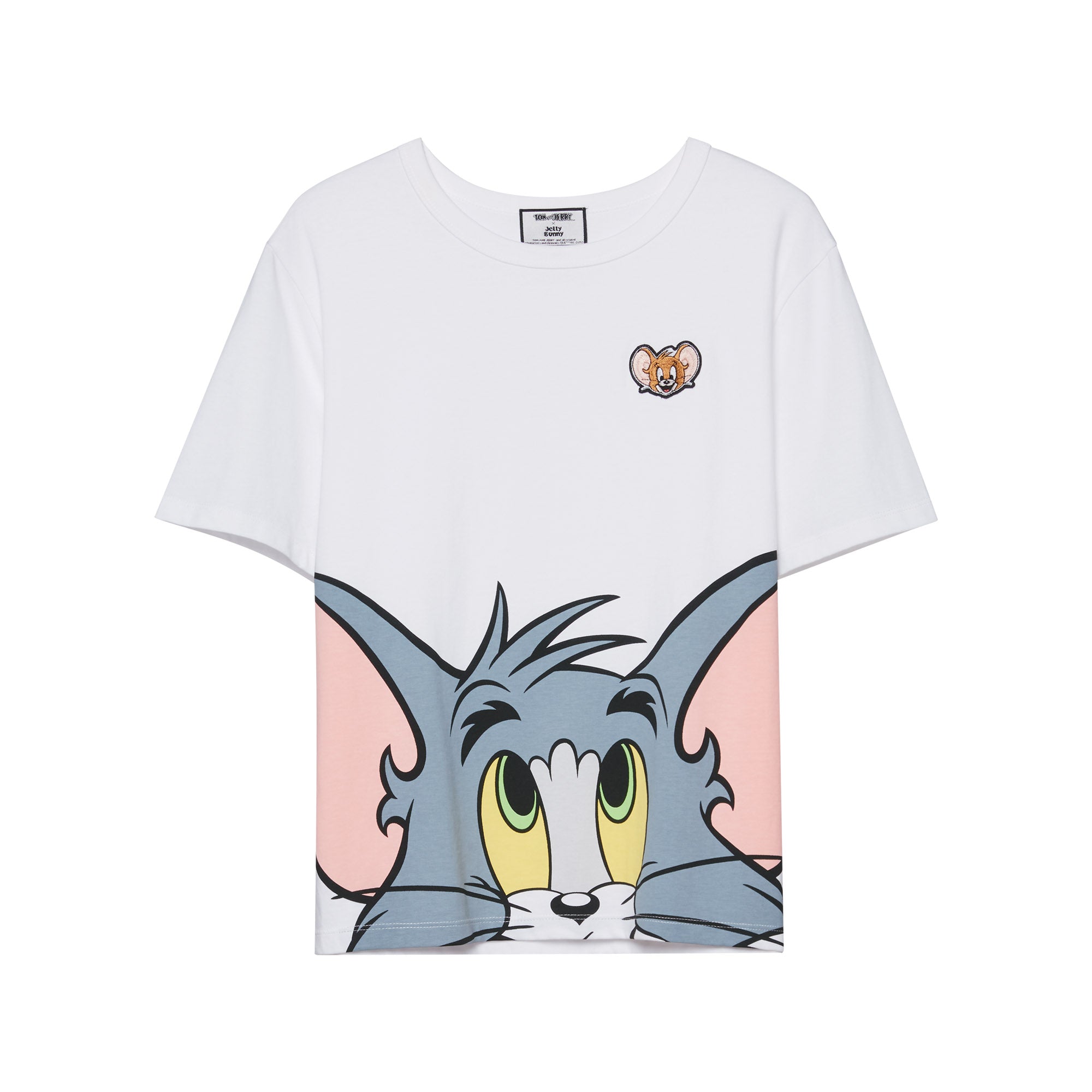 Sneak Peek Tom and Jerry T-Shirt White - Jelly Bunny Thailand Official Online Store