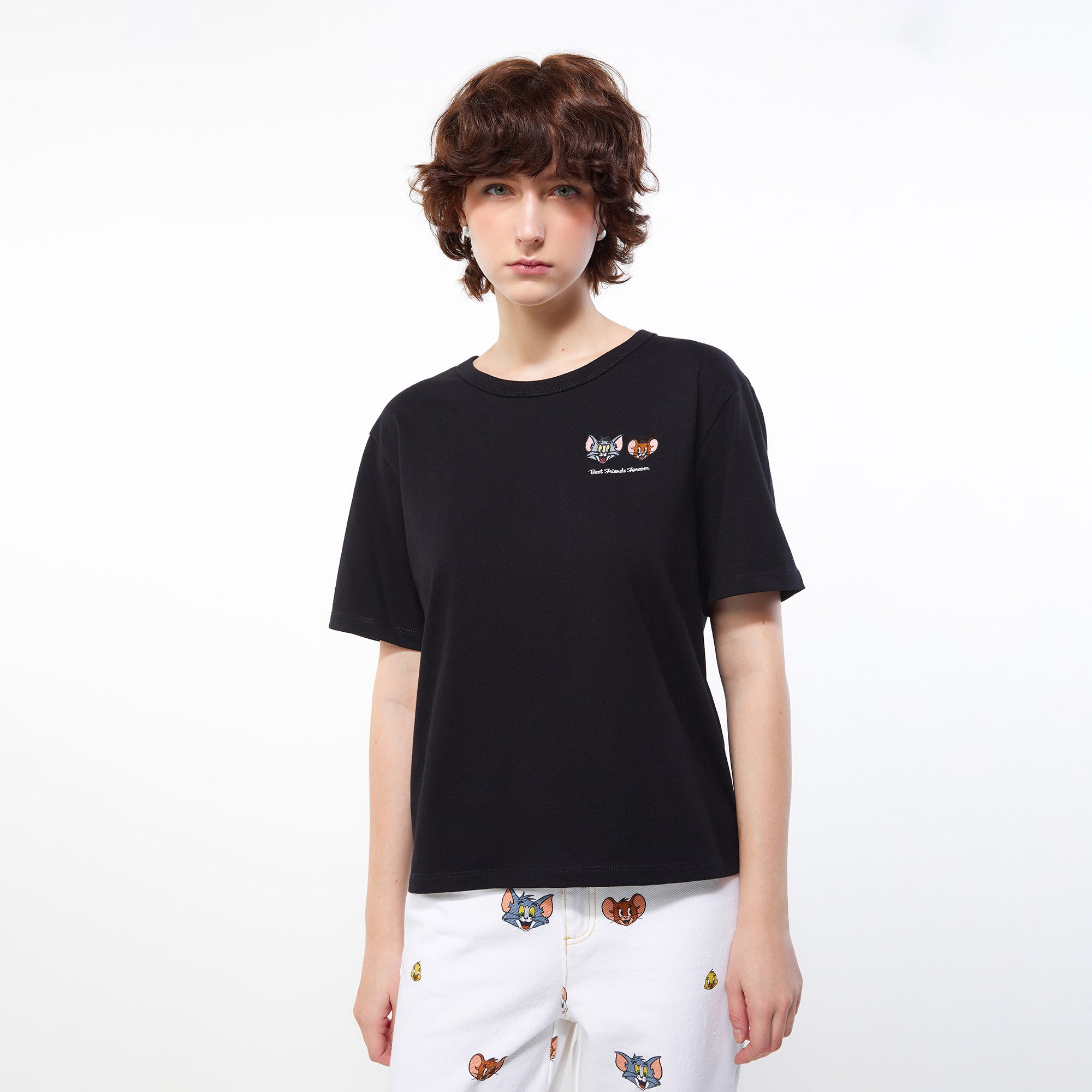 Tom and Jerry All Nostalgic Iconic Scene T-Shirt Black - Jelly Bunny Thailand Official Online Store